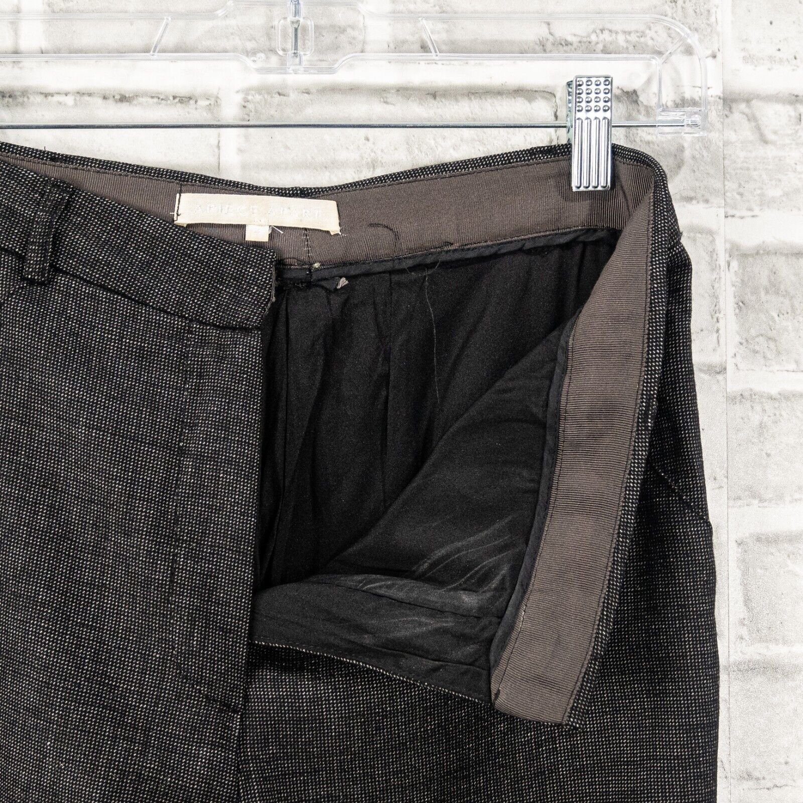 Apiece Apart APIECE APART High-Rise Crop slim Trouser Pant Charcoal Size 27" / US 4 / IT 40 - 4 Thumbnail