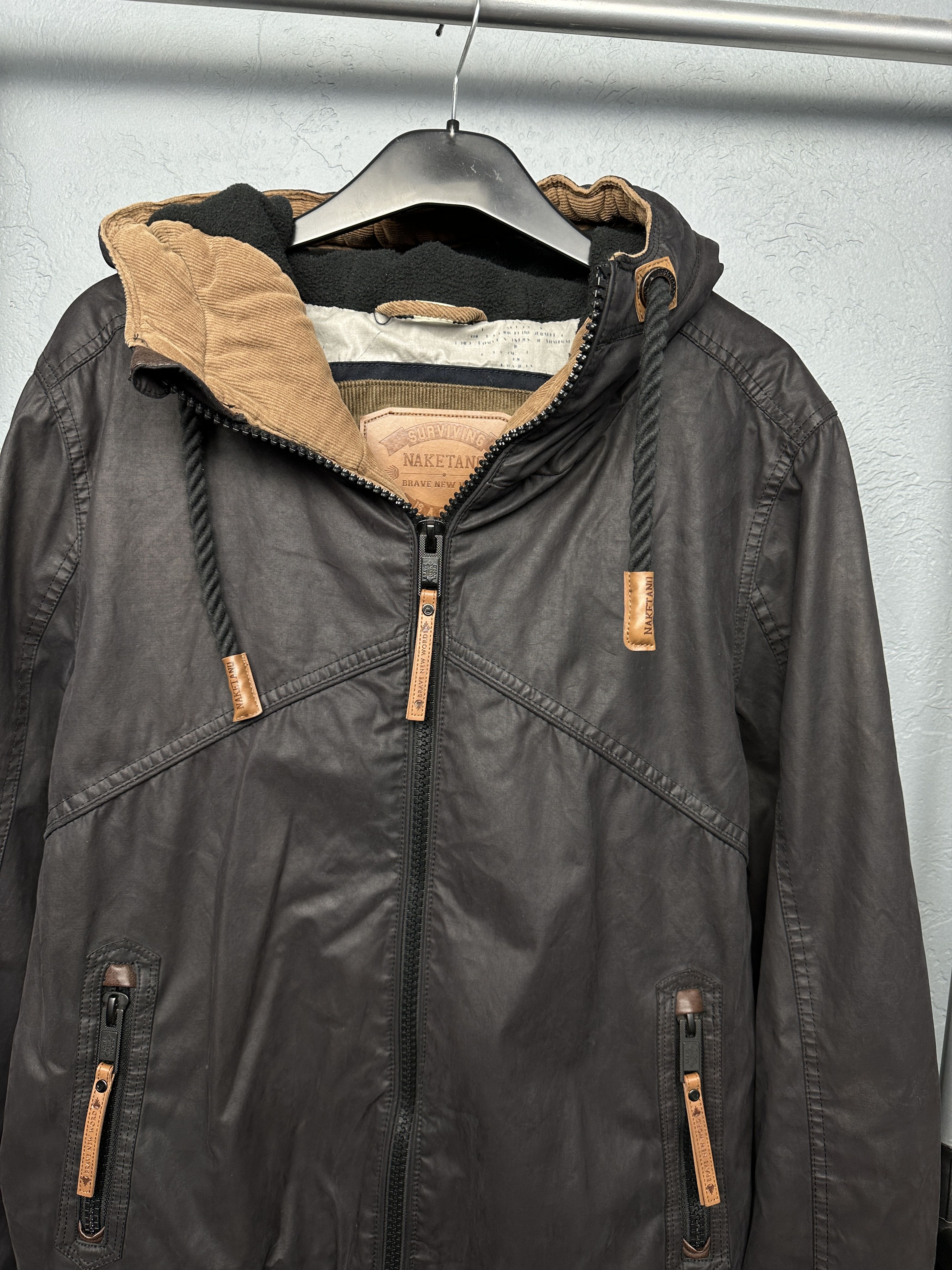 Naketano Naketano Mens Hooded Insulated Jacket Size US L / EU 52-54 / 3 - 2 Thumbnail