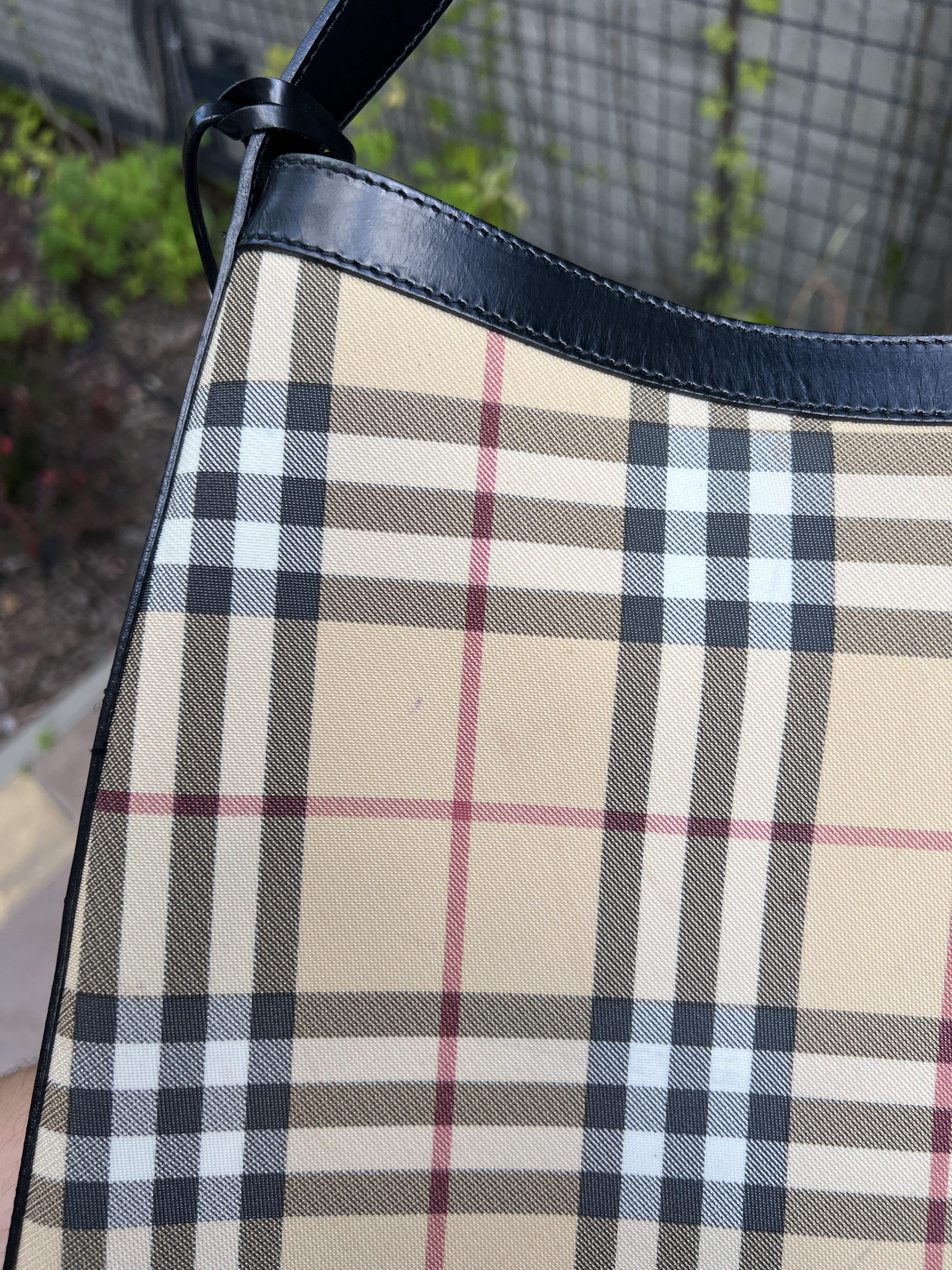 Burberry Vintage 90s Burberry Nova Check Shoulder Bag Size ONE SIZE - 14 Thumbnail
