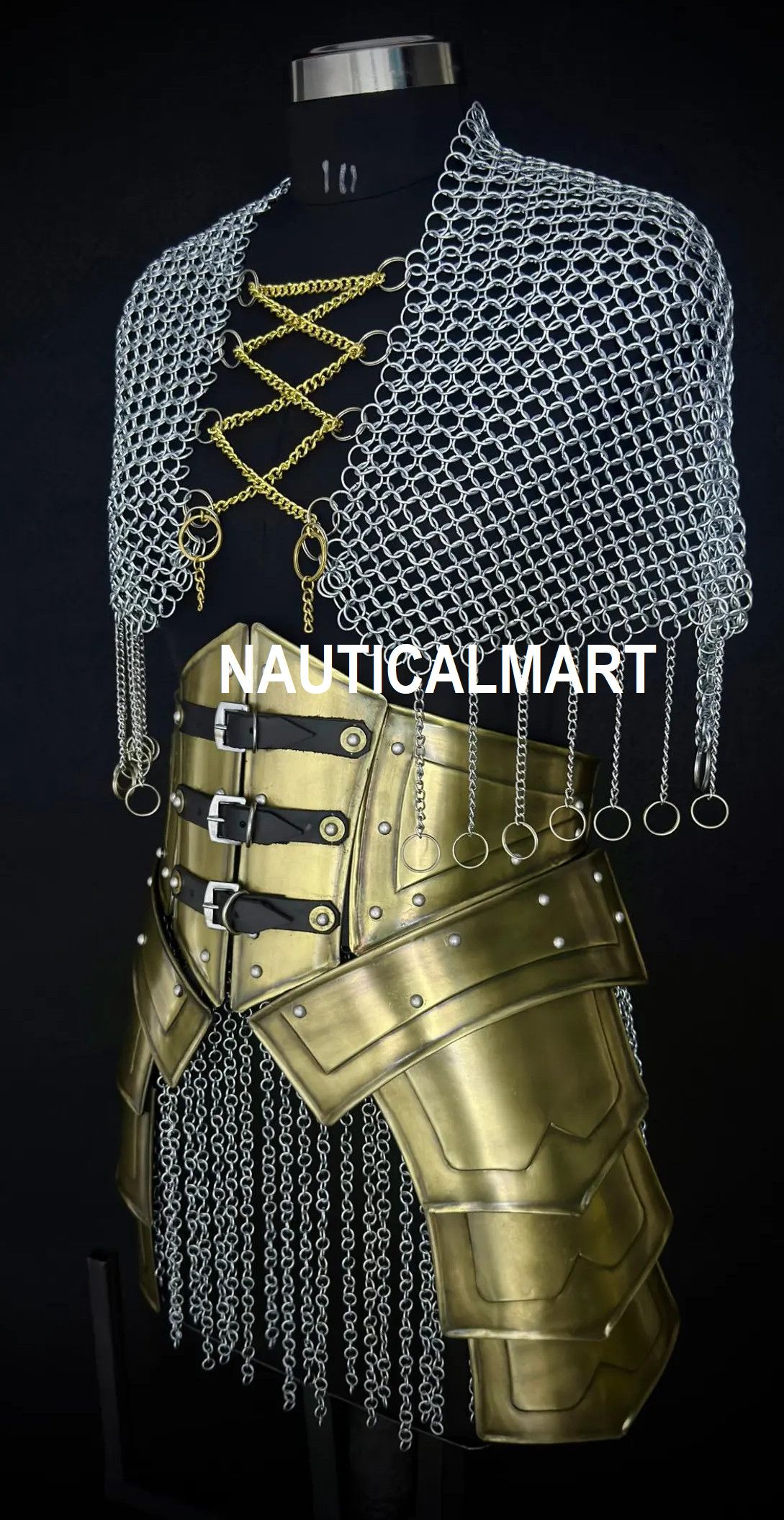 Other Medieval Chainmail Corset Armor Set Size ONE SIZE - 2 Thumbnail