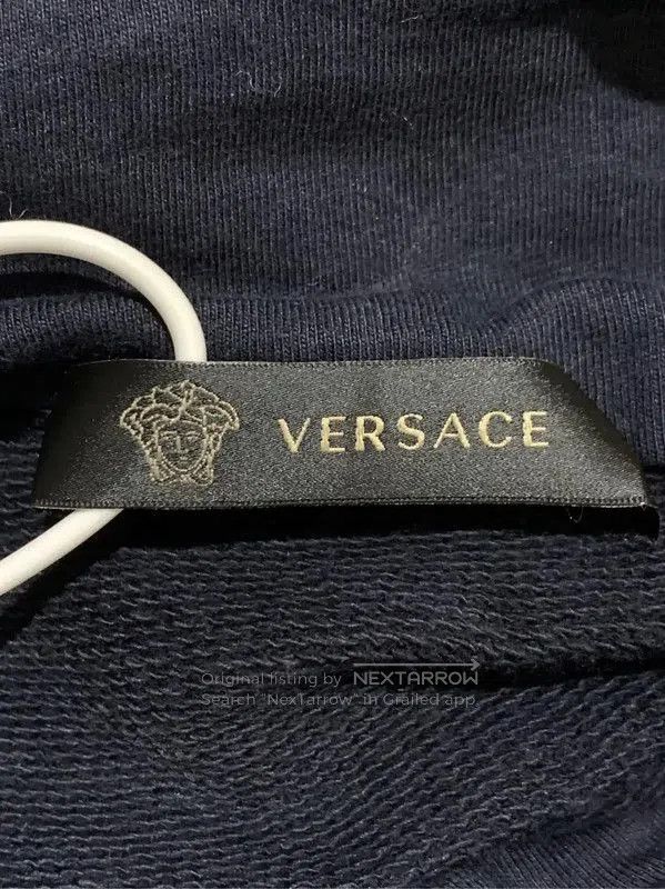 Versace Versace Men's Navy Zip-Up Hoodie . Size US L / EU 52-54 / 3 - 5 Thumbnail