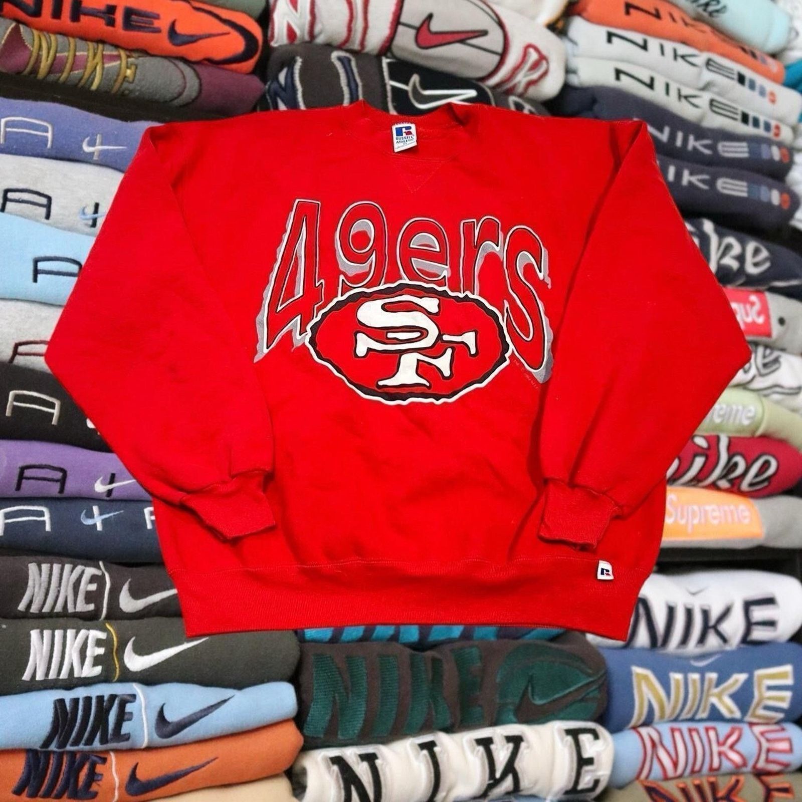 NFL 1994 San Francisco 49ers NFL Football Sweater Size US XL / EU 56 / 4 - 1 Thumbnail