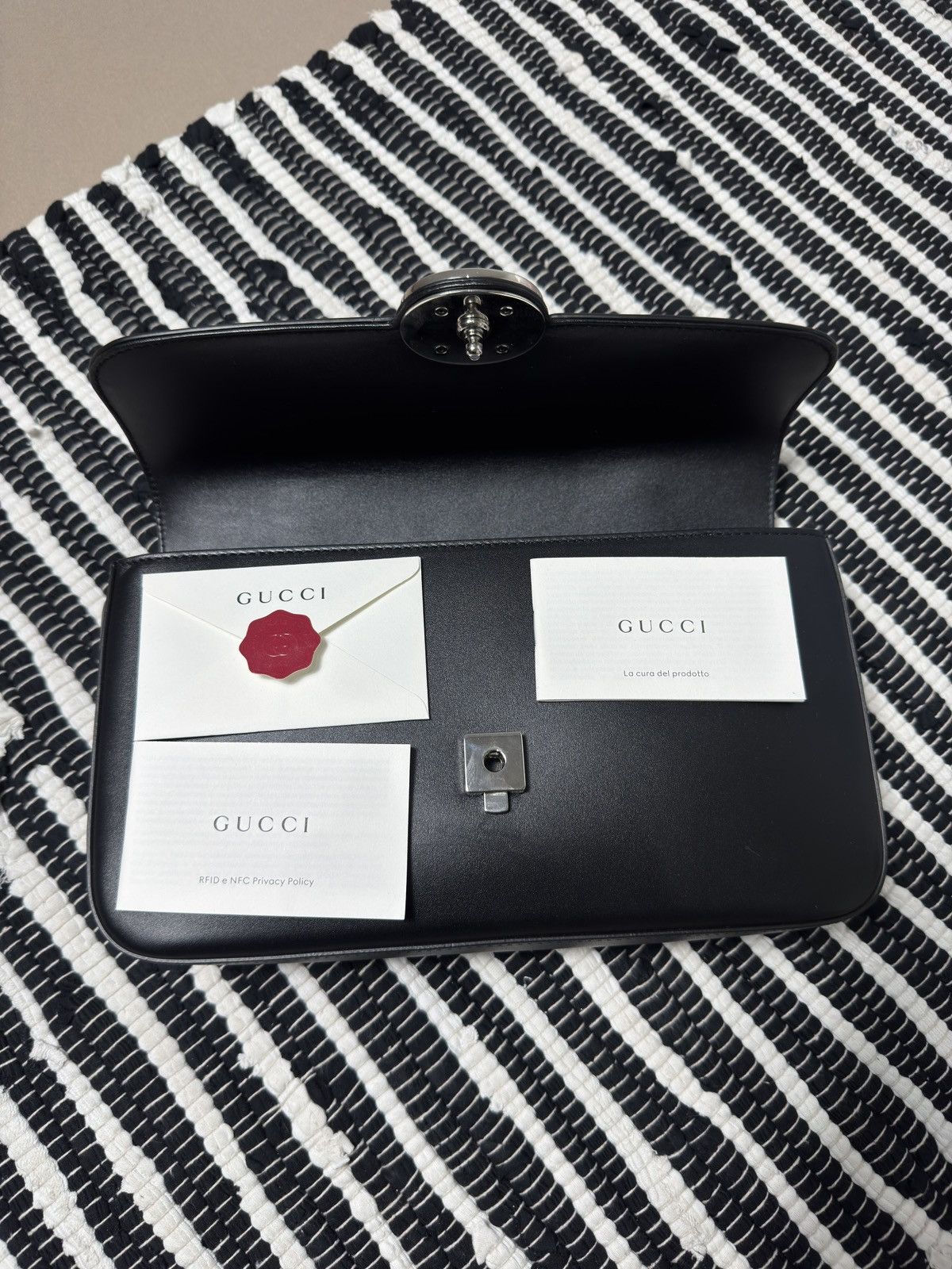 Gucci GUCCI HANDBAG PETITE MARMONT SENNA CALF ECO Size ONE SIZE - 13 Thumbnail
