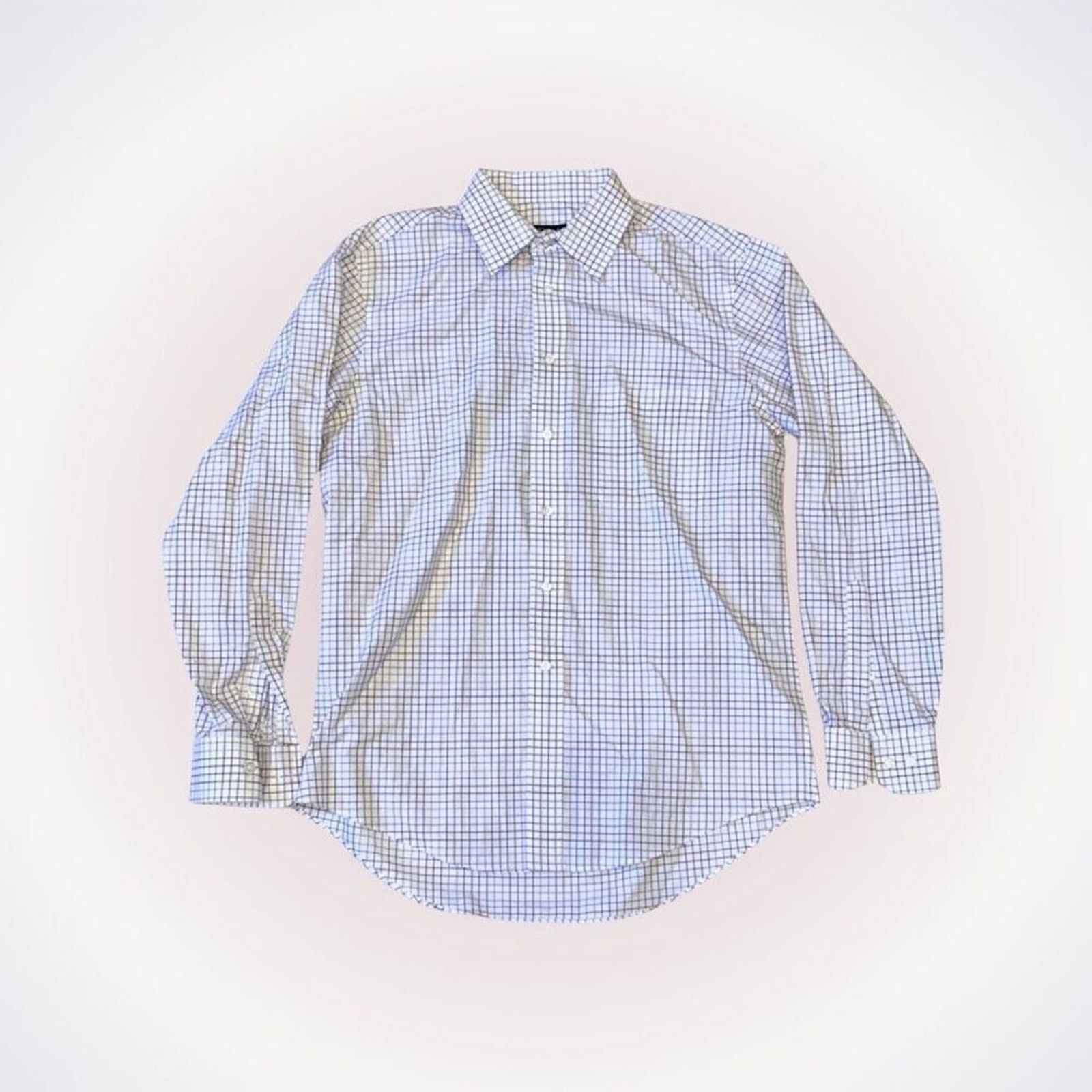 Jos. A. Bank Joseph A. Bank Button Down Shirt Brown and White | Sz M Size US M / EU 48-50 / 2 - 1 Thumbnail