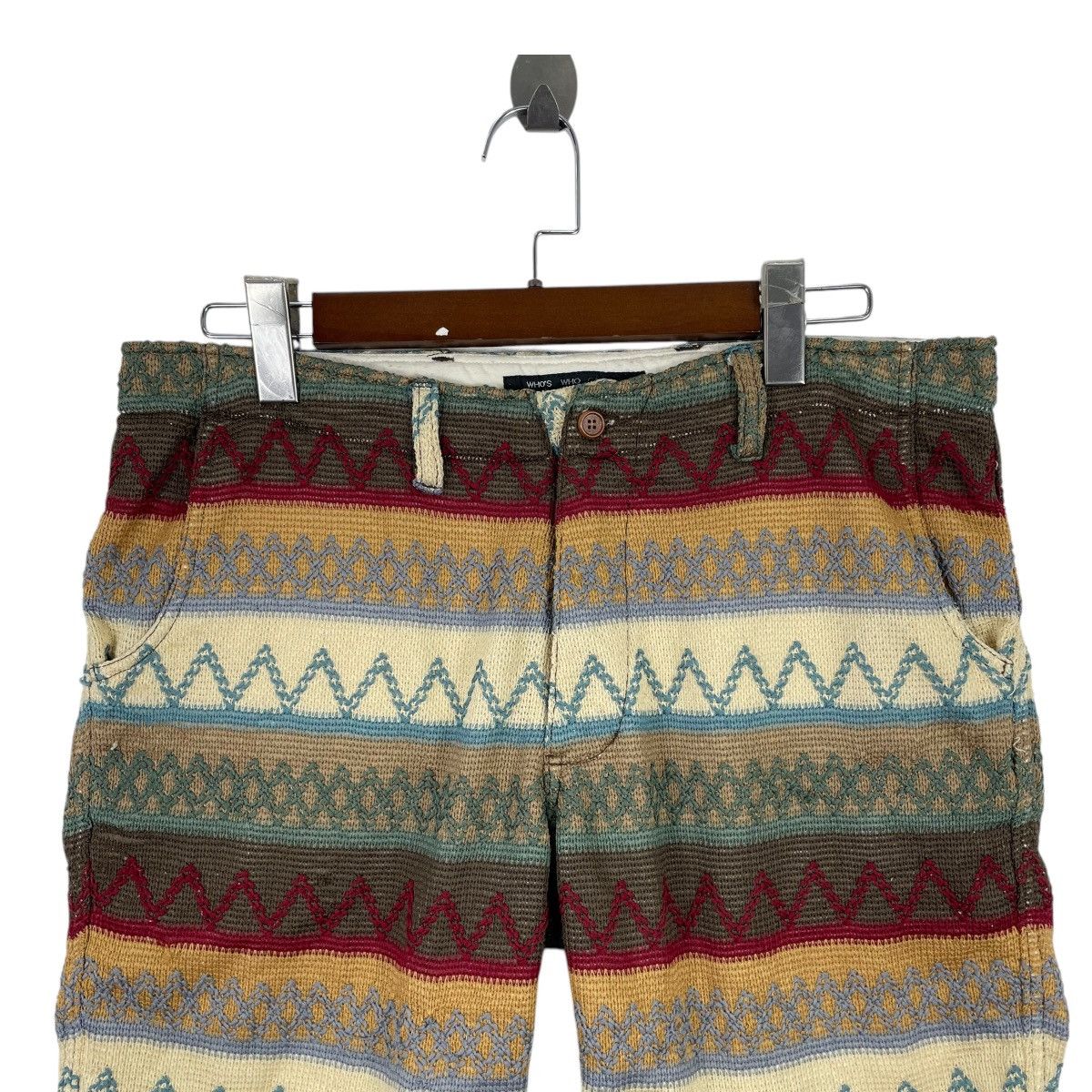 Japanese Brand Who's Who Gallery Japan Native Navajo Short Pants Size US 36 / EU 52 - 2 Thumbnail