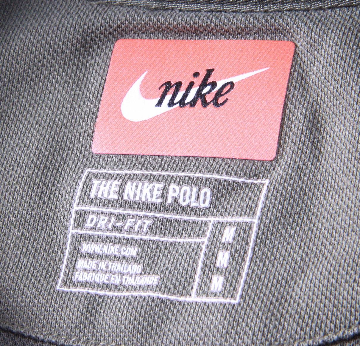 Nike Nike Hacked Logo Slim Golf Polo Khaki Green Swoosh M Size US M / EU 48-50 / 2 - 4 Thumbnail
