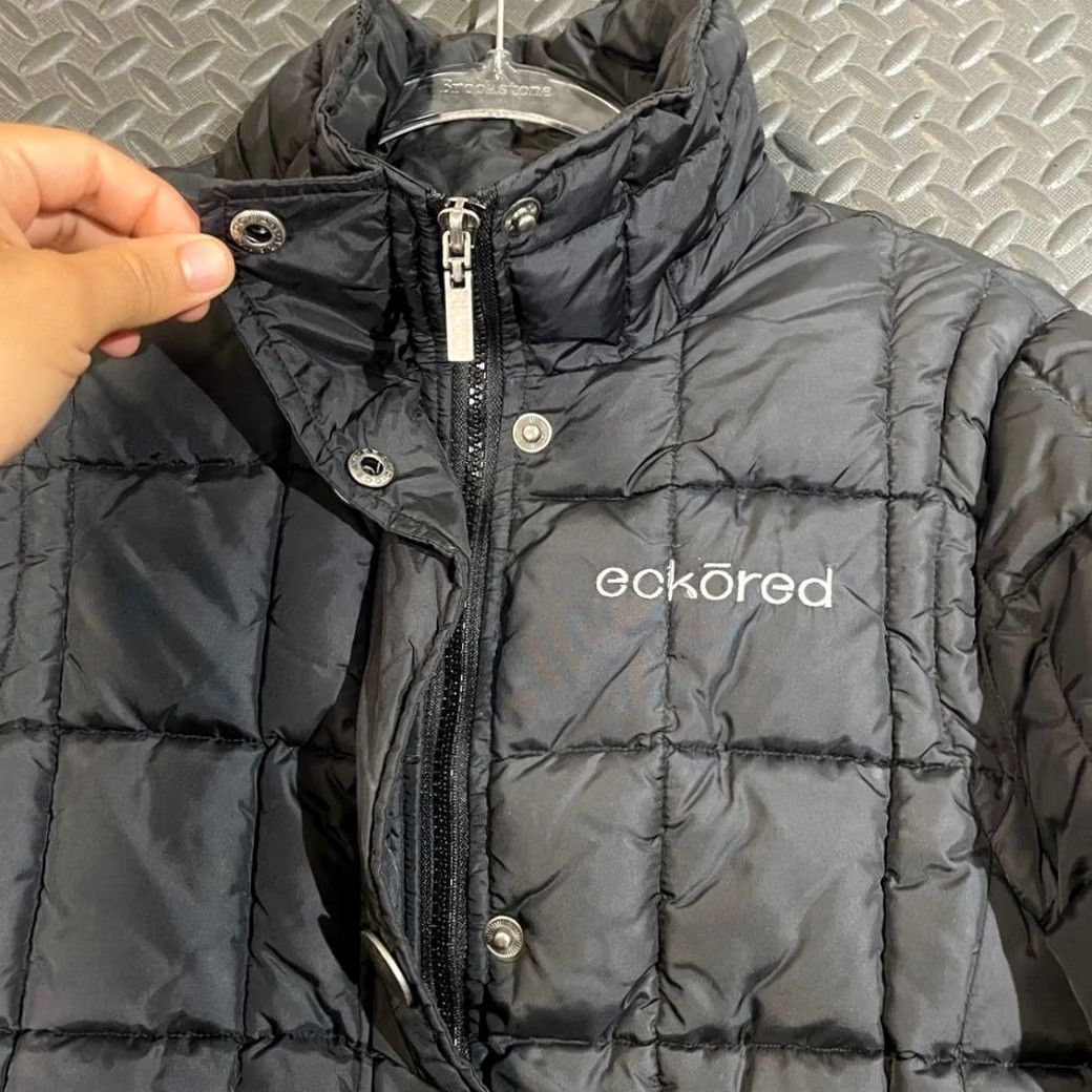 Vintage VINTAGE Ecko Red Jacket Medium Black Puffer Y2K Full Zip Outerwear Women's Size Size M / US 6-8 / IT 42-44 - 2 Thumbnail