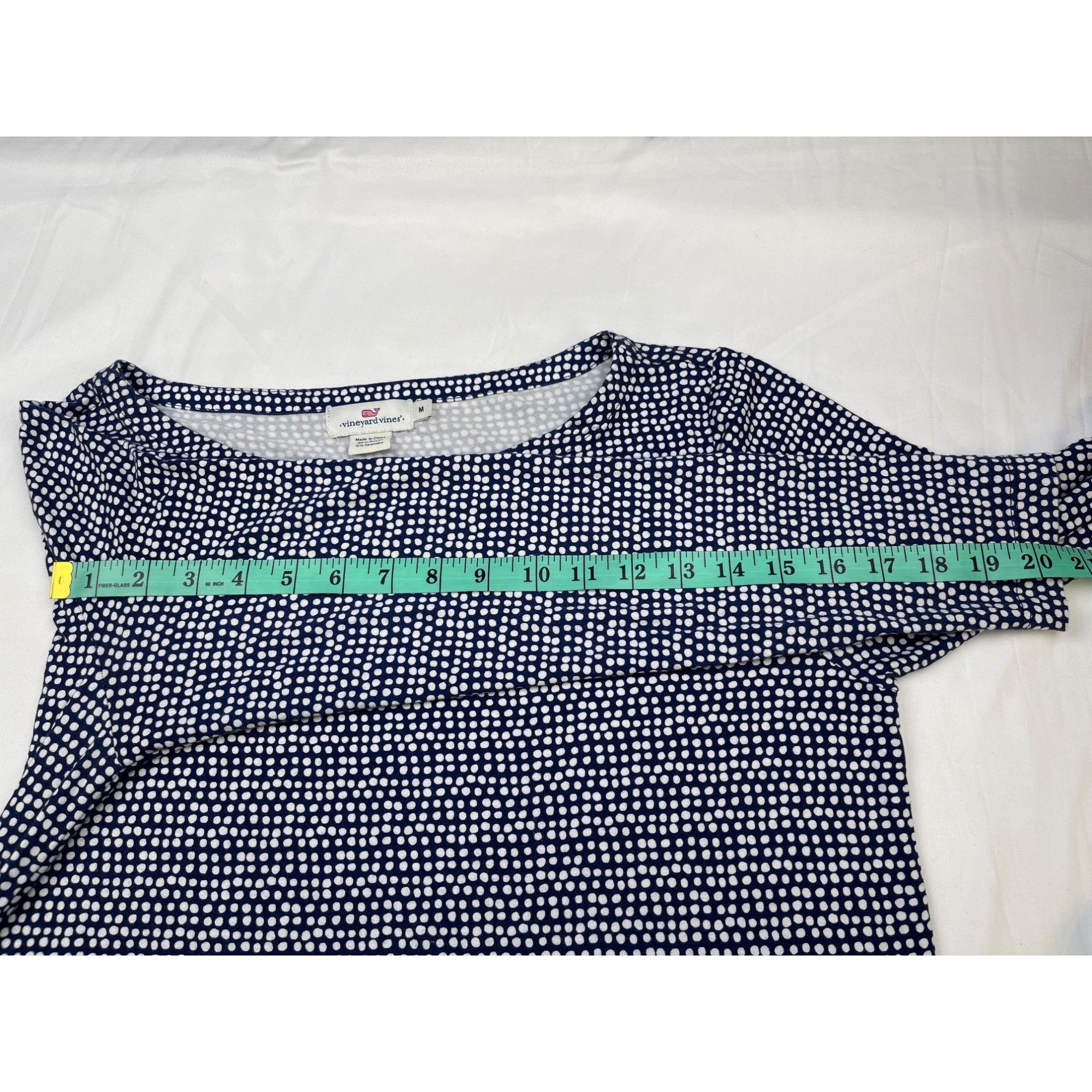 Vineyard Vines Vineyard Vine Women's Blue Dotted/Dress Shift Sz M SKU 4105 Size M / US 6-8 / IT 42-44 - 9 Thumbnail