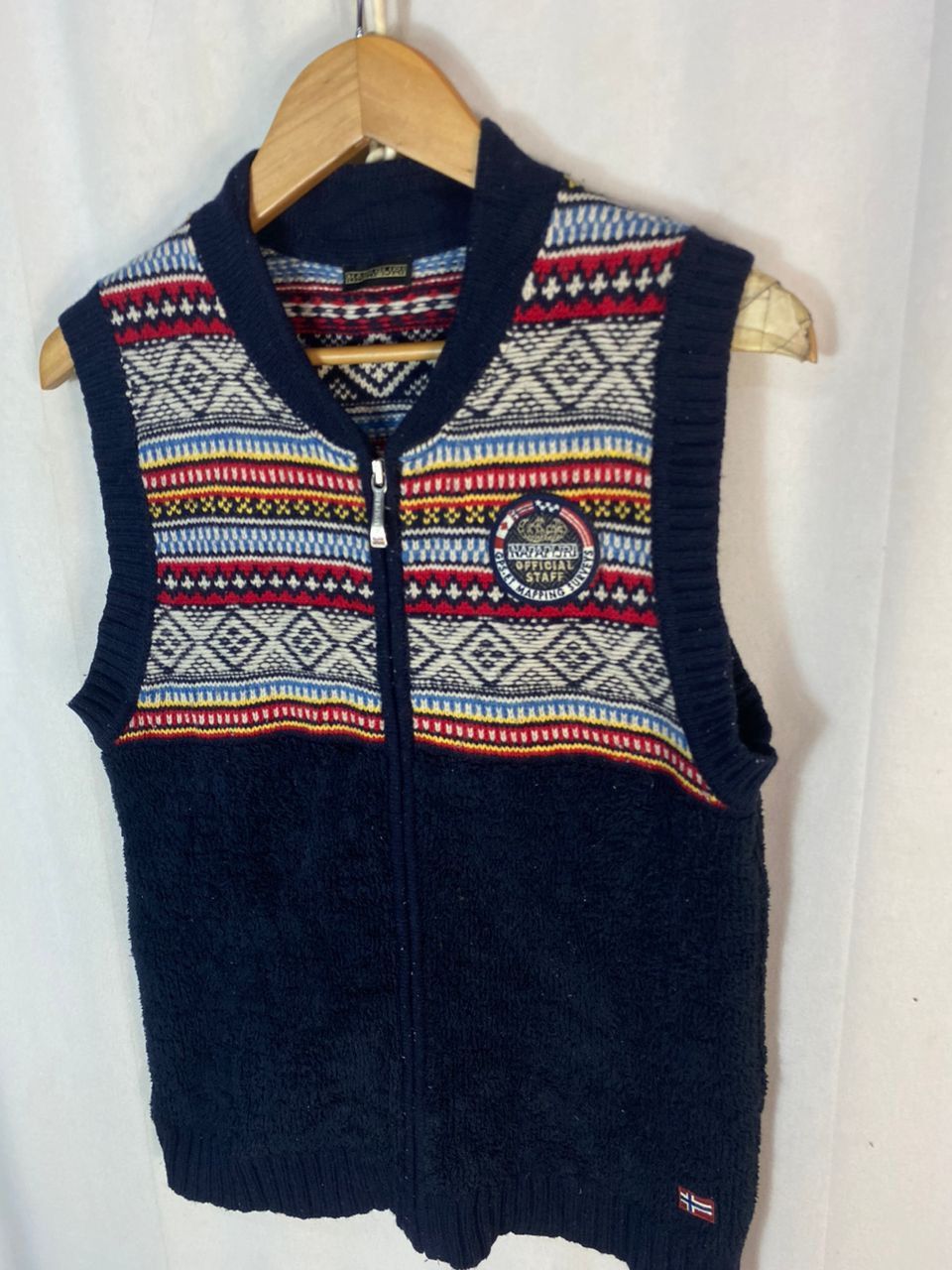 Napapijri × Native Napapijri native knit zipper sleeveless sweater Size US S / EU 44-46 / 1 - 2 Thumbnail