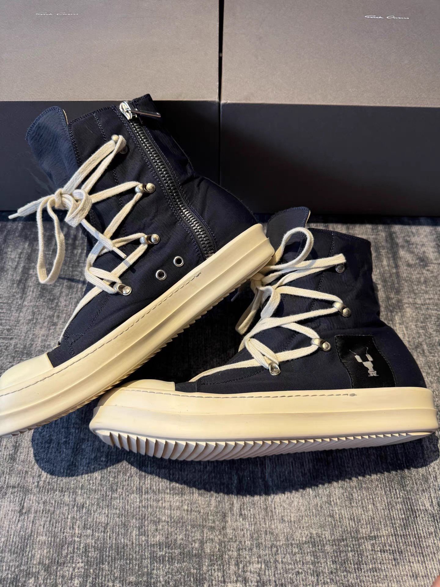 Rick Owens Rick Owens DRKSHDW Pentagram Lace Big Converse Size US 9.5 / EU 42-43 - 4 Thumbnail