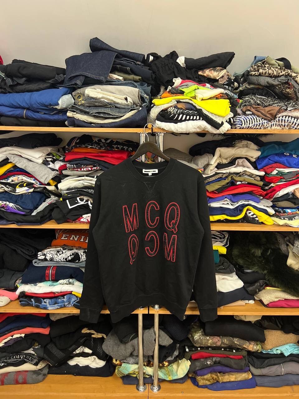 Alexander McQueen Alexander McQueen MCQ Logo Avant Garde Crewneck Luxury Size US M / EU 48-50 / 2 - 1 Thumbnail