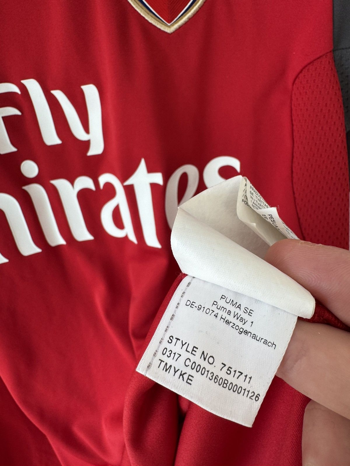 Puma Arsenal 2017-2018 Soccer Jersey Puma Football Shirt Kit Size US M / EU 48-50 / 2 - 13 Thumbnail