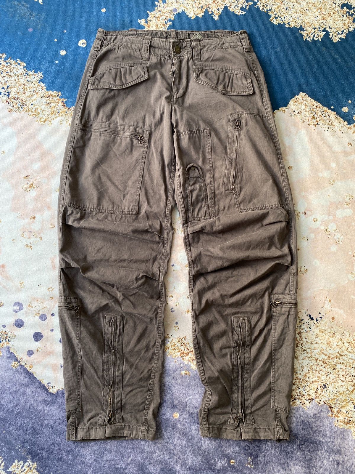 Freeman T. Porter × Japanese Brand 2000s - Freeman T.Porter Multipocket Cargo Pant Size US 32 / EU 48 - 4 Thumbnail