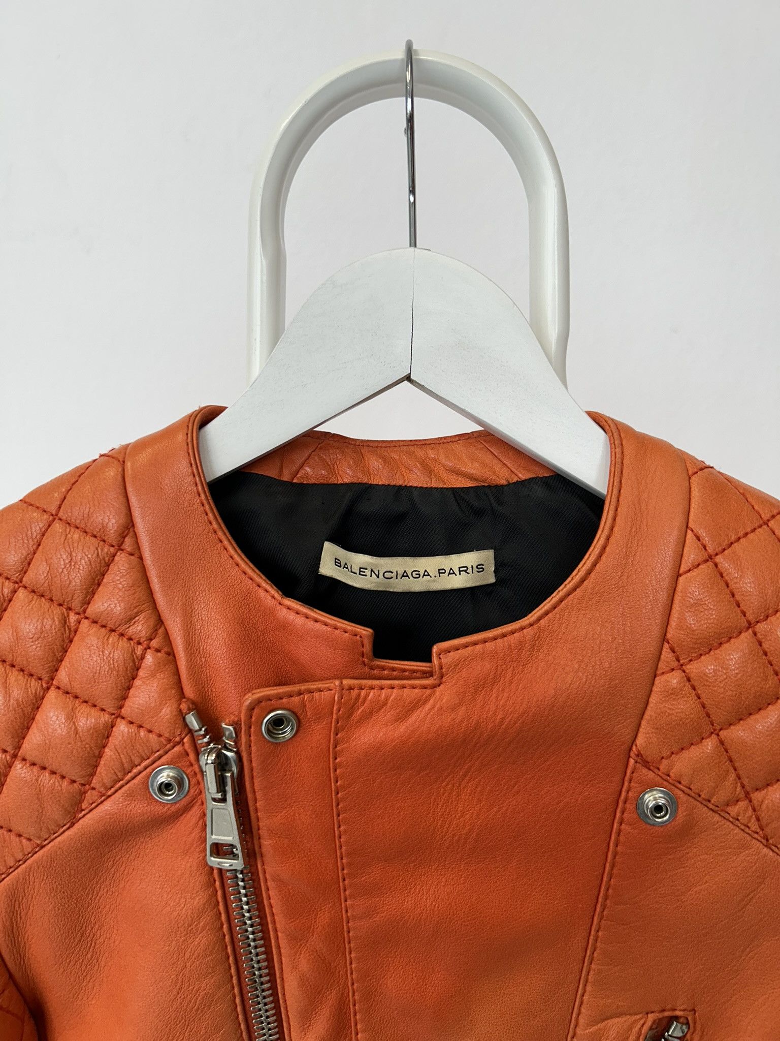 Balenciaga 2010 Balenciaga leather biker jacket Size XS / US 0-2 / IT 36-38 - 14 Thumbnail
