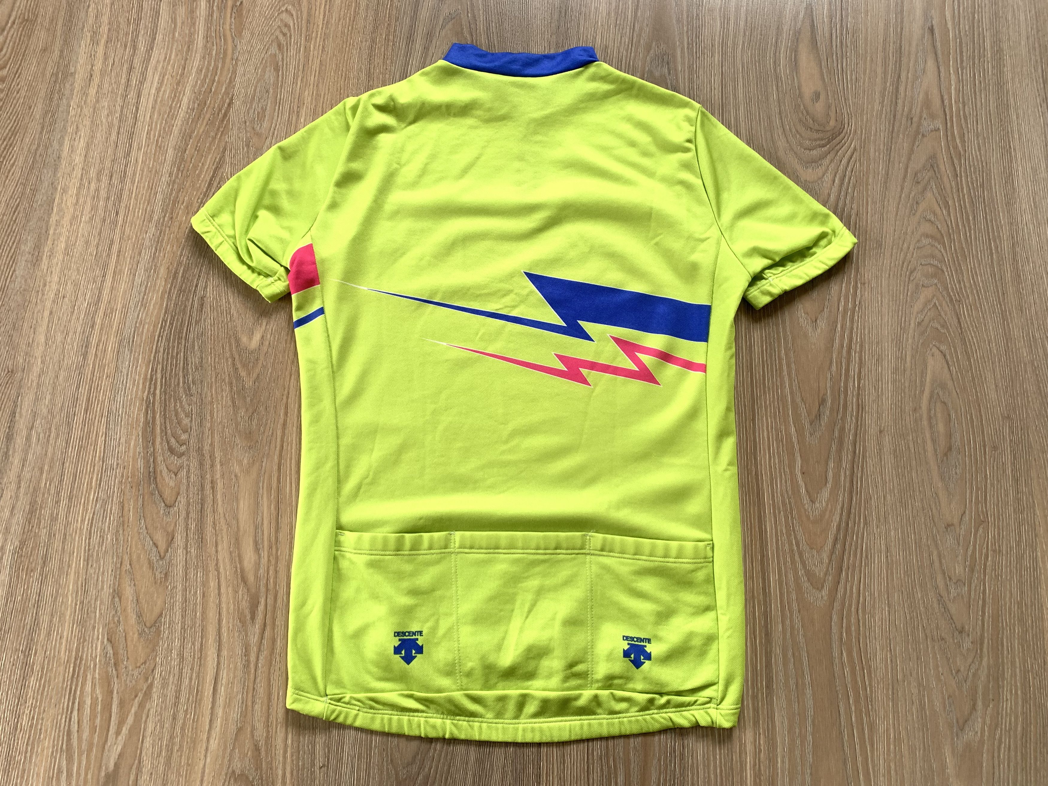 Bicycle Descente Light Green Vintage Cycling Jersey Size US M / EU 48-50 / 2 - 3 Thumbnail
