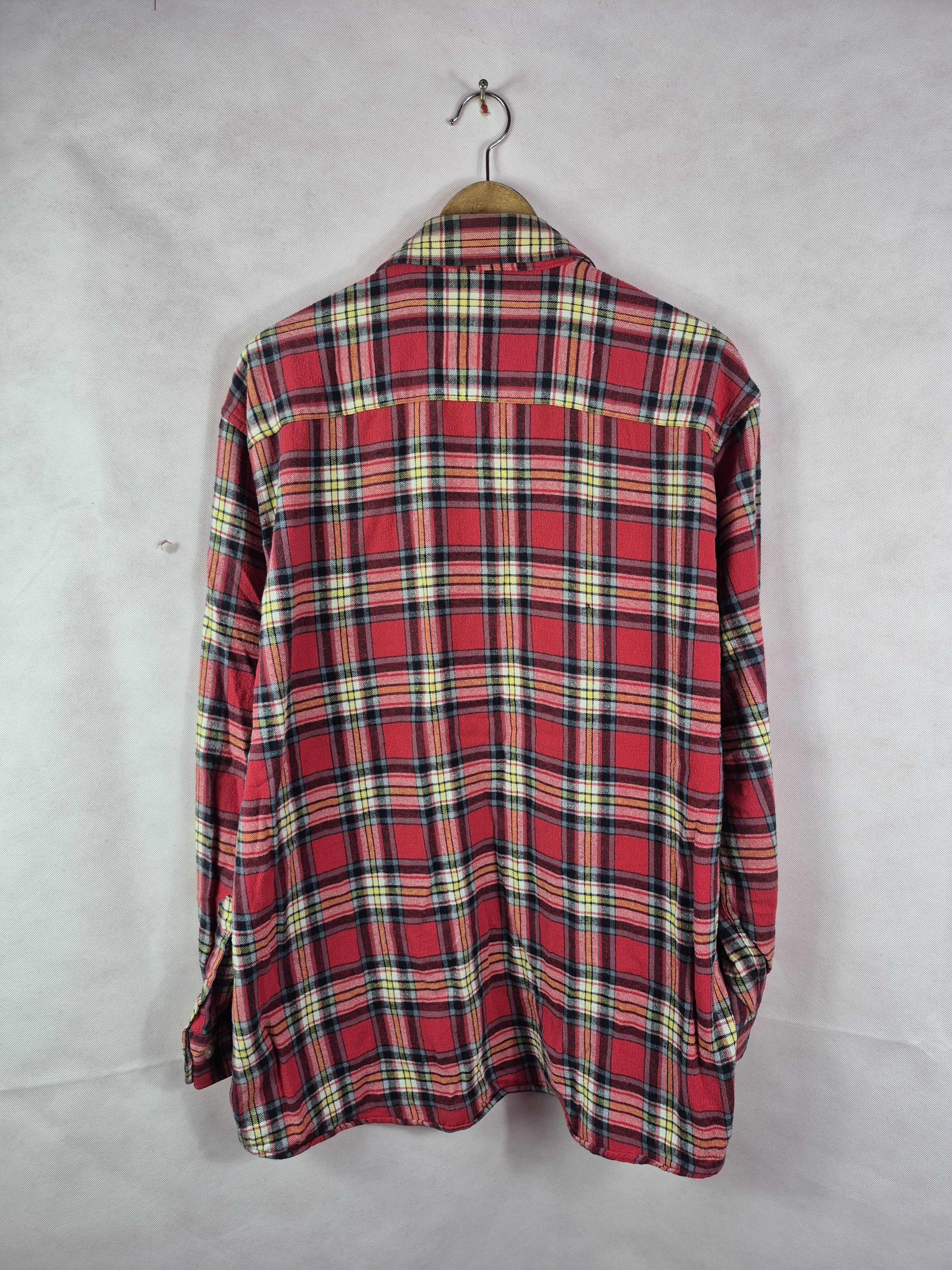 Converse 🔥 Converse Checkered Tartan Flannel Button Up Shirt Size US XXL / EU 58 / 5 - 5 Thumbnail