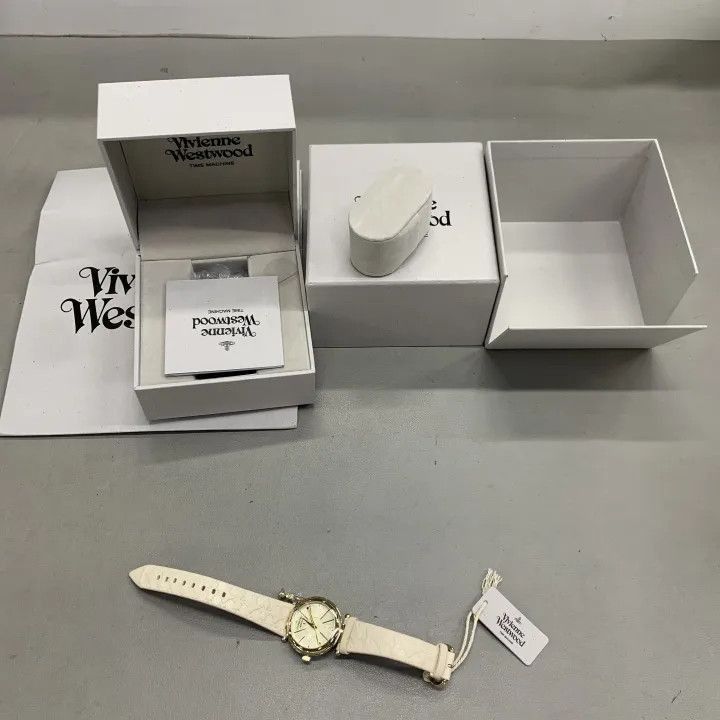 Vivienne Westwood Vivienne Westwood Quartz Watch with Leather Strap Size ONE SIZE - 1 Thumbnail