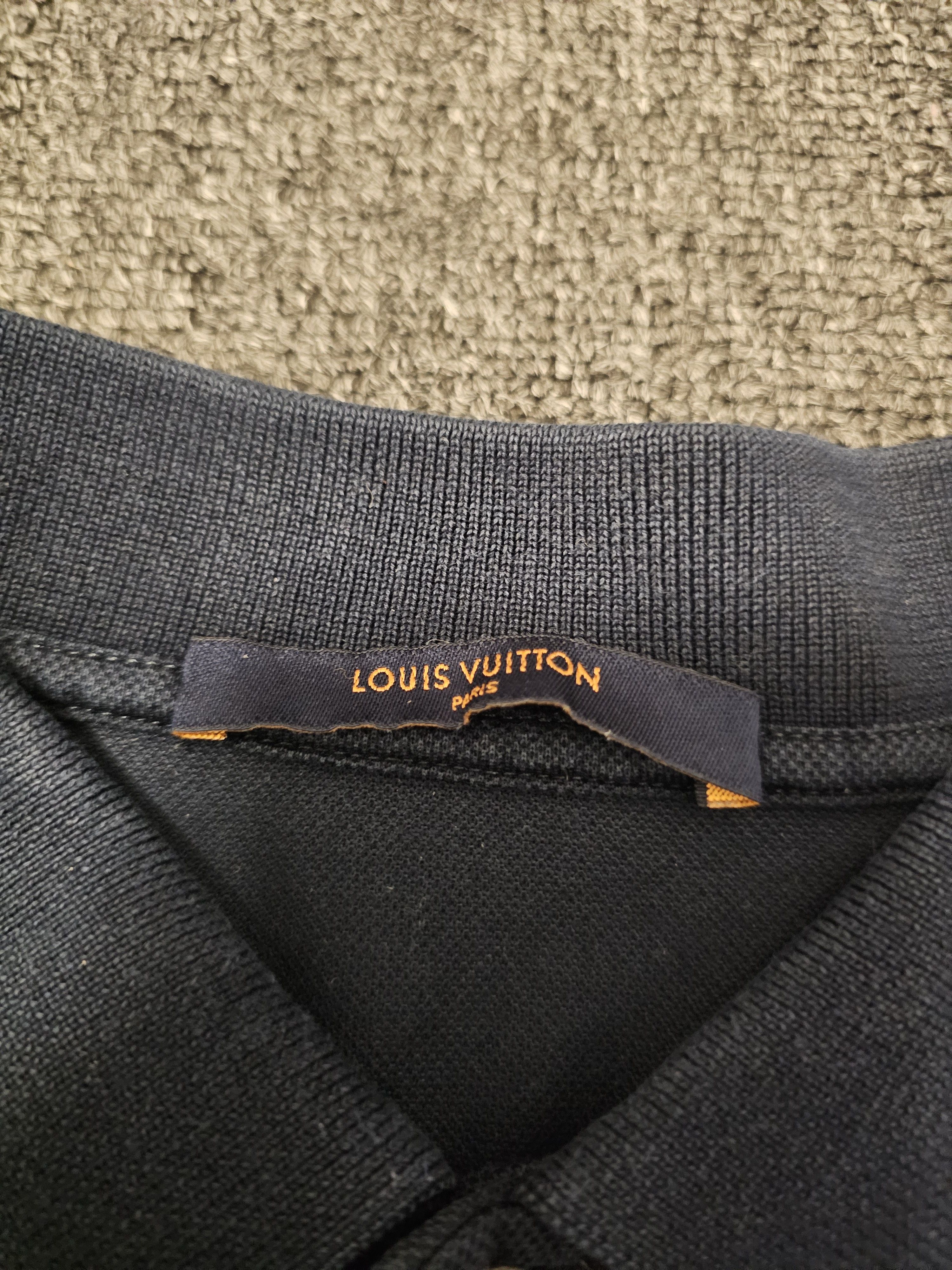 Louis Vuitton Louis Vuitton Men's Polo Shirt Navy Blue Size XL Size US XL / EU 56 / 4 - 3 Thumbnail