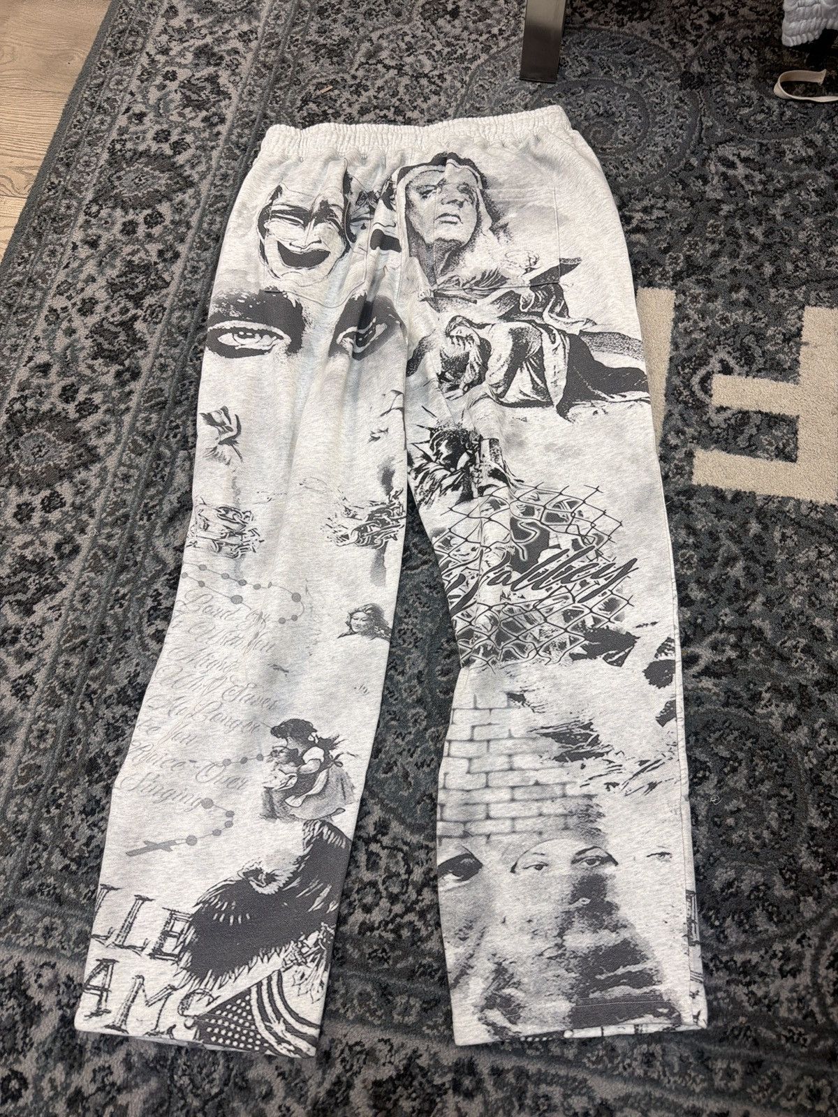 Vale Vale forever mural sweat Pants Size US 32 / EU 48 - 2 Thumbnail