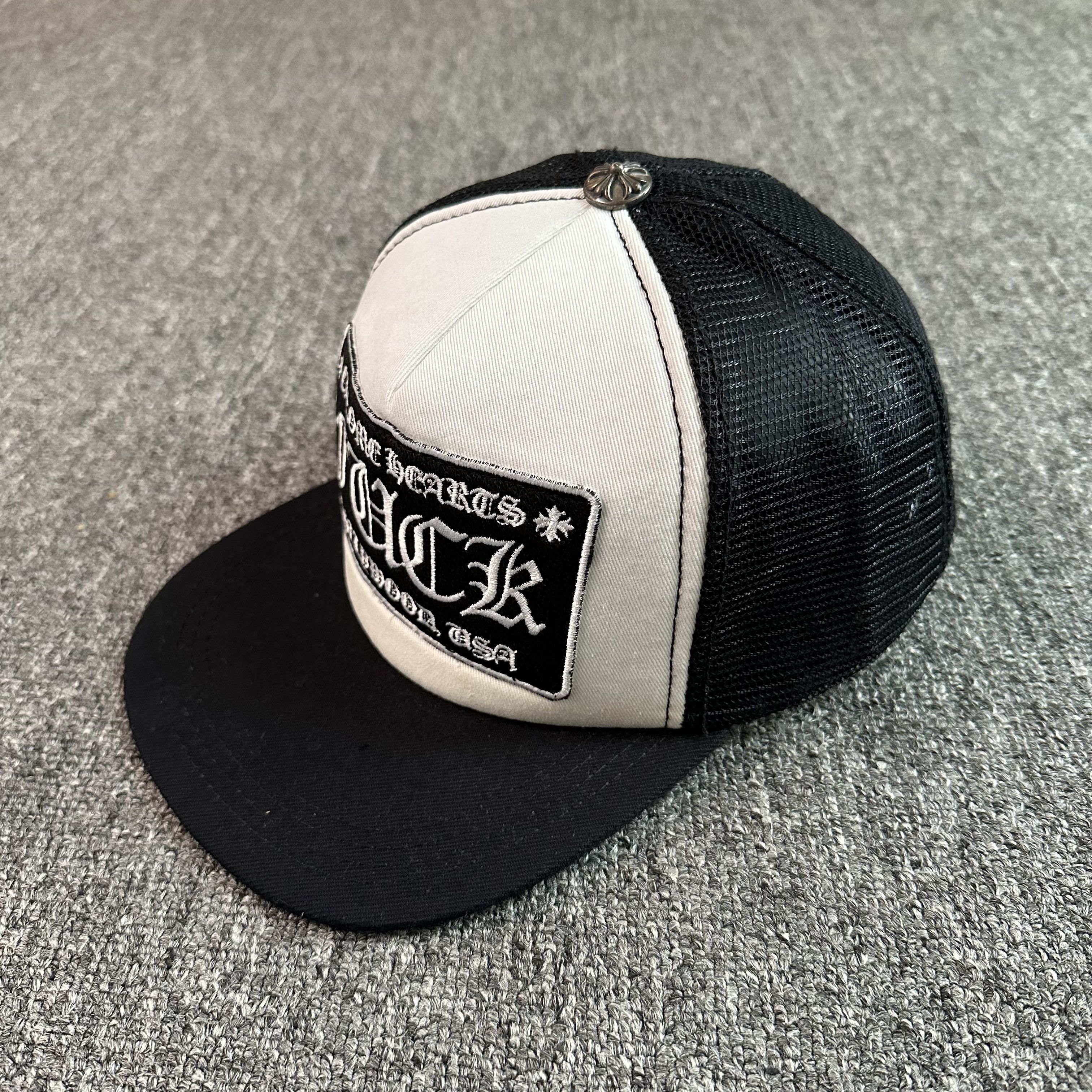 Chrome Hearts Chrome Hearts FUCK Trucker Hats Size ONE SIZE - 2 Thumbnail