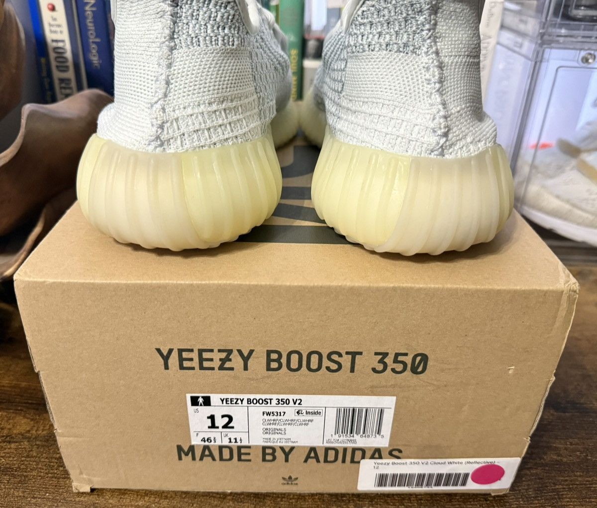 Adidas Yeezy Boost 350 V2 Cloud White Reflective Size 12 Size US 12 / EU 45 - 6 Thumbnail