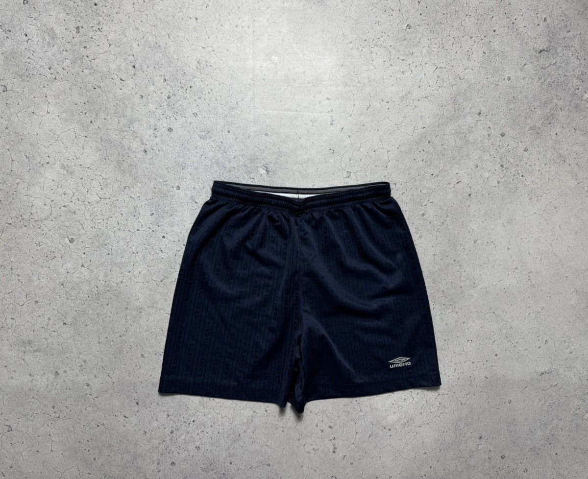 Umbro Umbro Vintage 90’s Monogram Shorts Blue Size US 30 / EU 46 - 1 Thumbnail