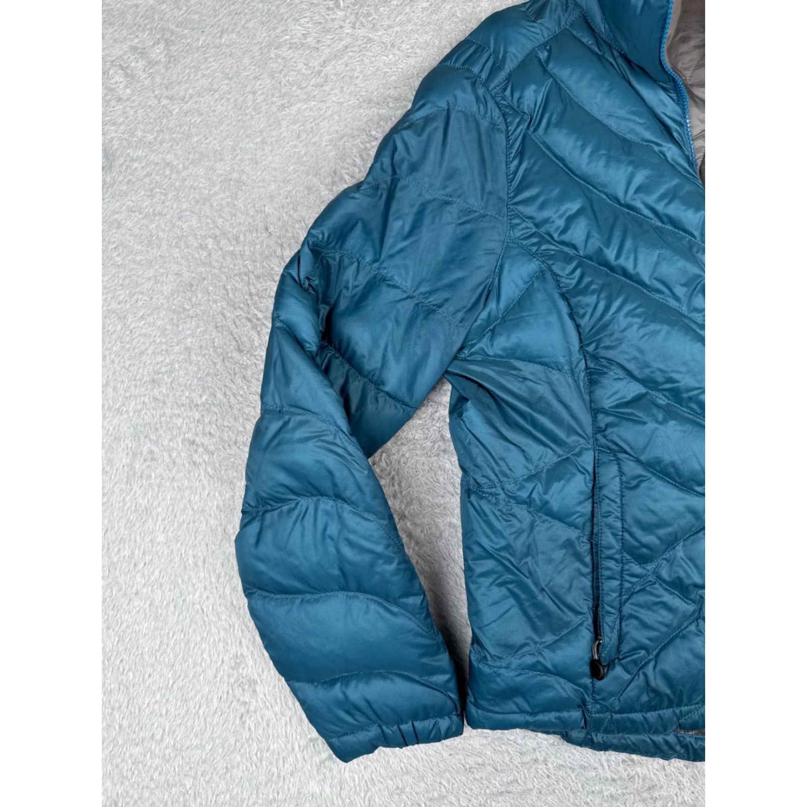 Vintage VINTAGE L.L. Bean Jacket Womens Small Blue Puffer 850 Goose Down Full Zip Mock Neck Stow Size S / US 4 / IT 40 - 3 Thumbnail