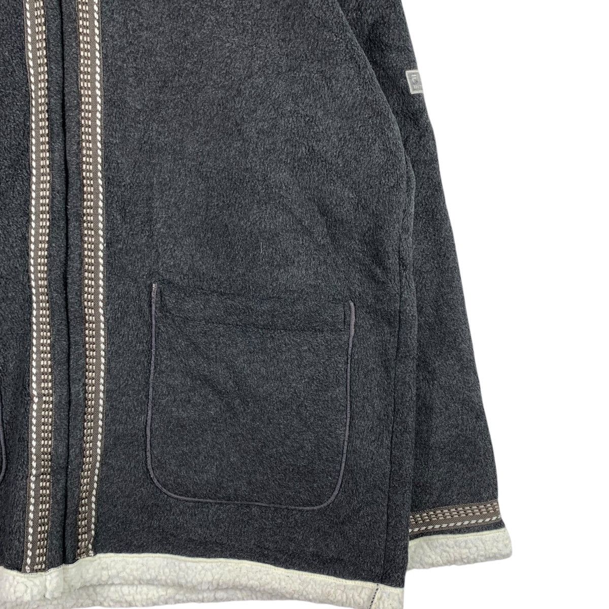 Fila Vintage FILA Deep Pile Sherpa Inside Full Zipper Hoodie Size US L / EU 52-54 / 3 - 6 Thumbnail