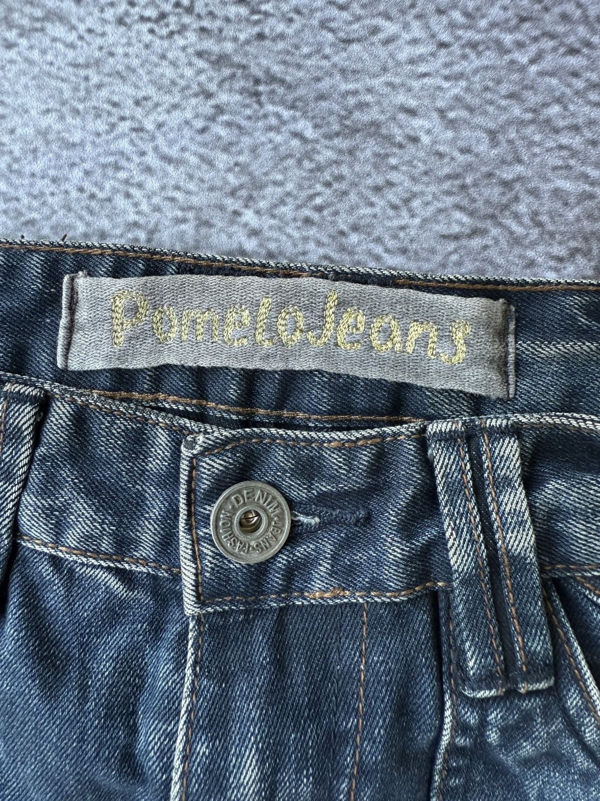 If Six Was Nine × Japanese Brand × Le Grande Bleu (L.G.B.) flared pomelo jeans fading lightning denim Ifsixwasnine lgb Size US 30 / EU 46 - 8 Thumbnail