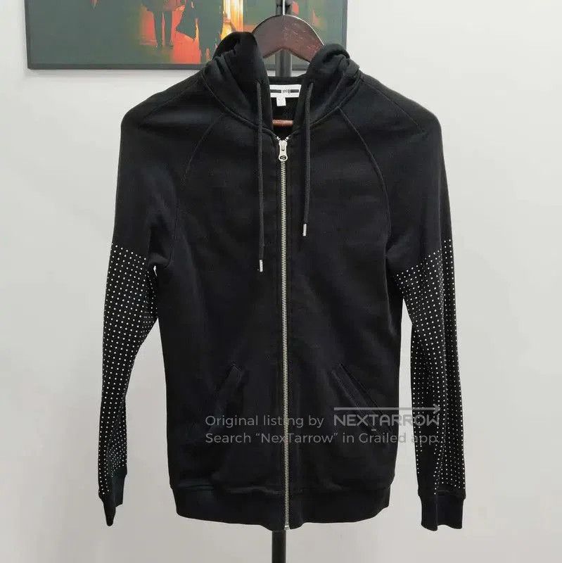 Alexander McQueen Alexander McQueen Black Cotton Long Sleeve Hoodie . Size US XXS / EU 40 - 1 Thumbnail
