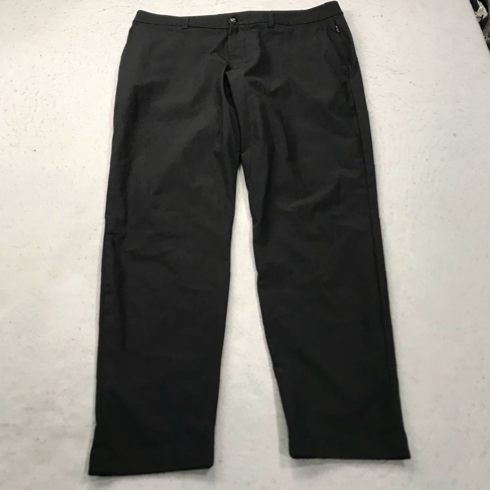 Lululemon Lululemon Pants Mens 36x30 Black Warpstreme Slim Casual Chino Button Preppy ABC Size US 36 / EU 52 - 2 Thumbnail