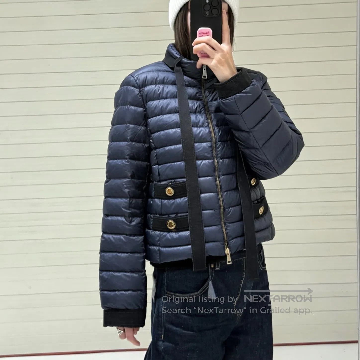 Moncler Moncler Navy Blue Down Jacket| Size US M / EU 48-50 / 2 - 9 Thumbnail