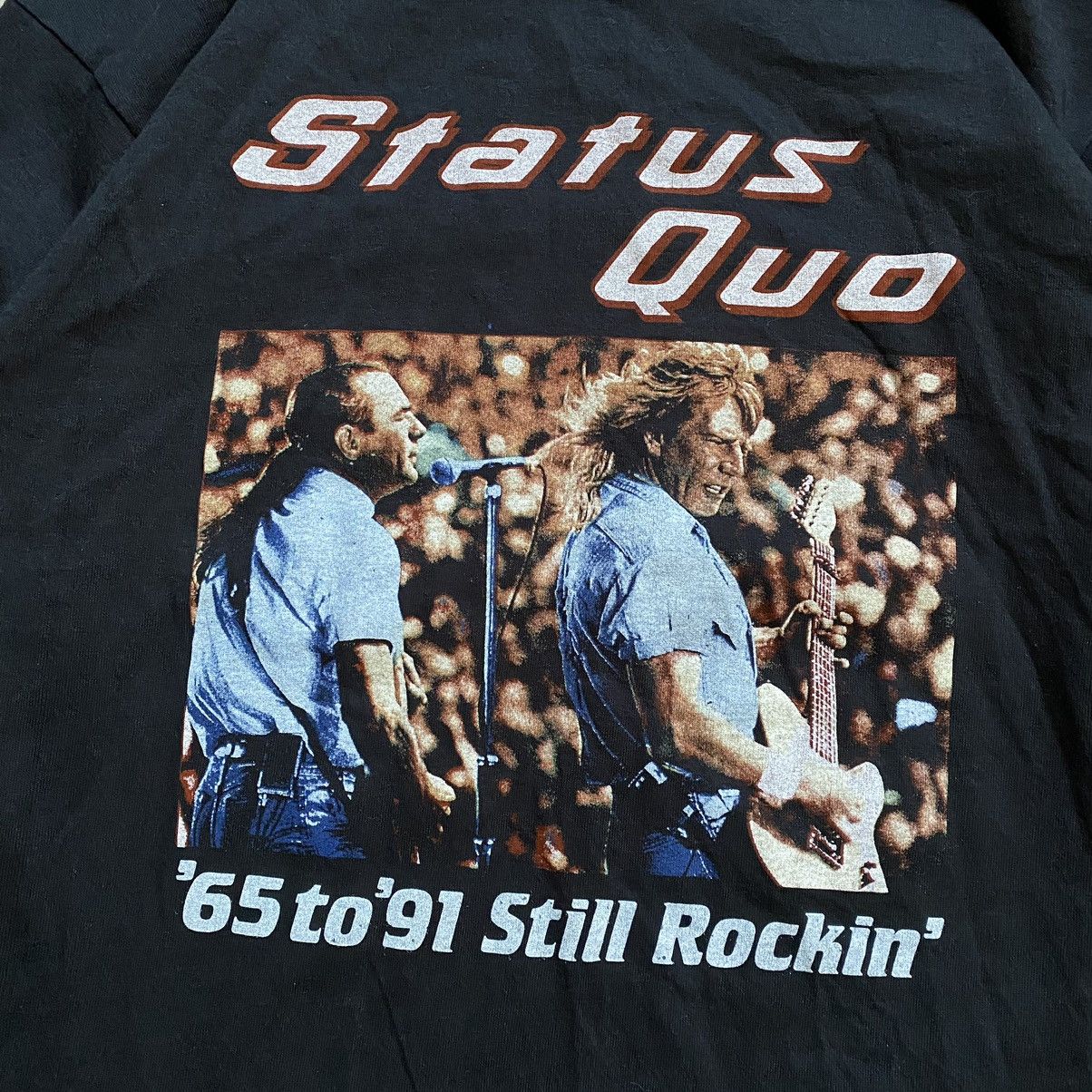 Band Tees VINTAGE STATUS QUO STILL ROCKIN TOUR 91-92 LONG SLEEVE Size US XL / EU 56 / 4 - 3 Thumbnail