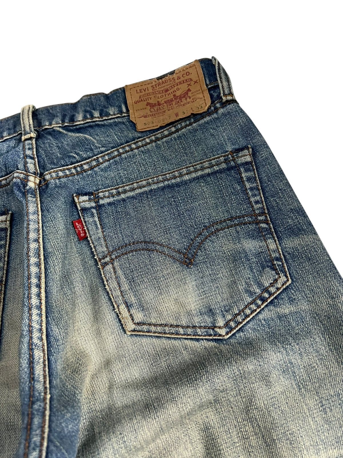 Levi's 90’s Levi’s 503-0217 Rusty Distress Mud Wash Jean Size US 30 / EU 46 - 13 Thumbnail
