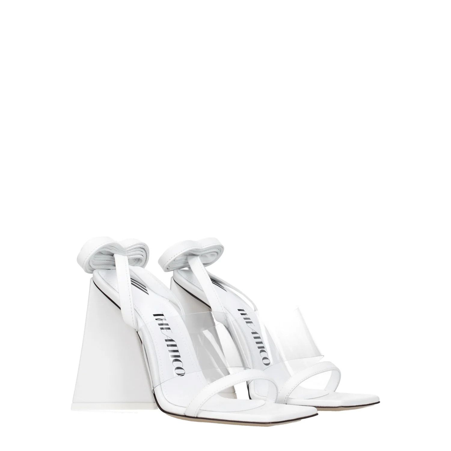 The Attico ob1o1e1224 Leather Sandals in White Size US 6 / IT 36 - 2 Thumbnail