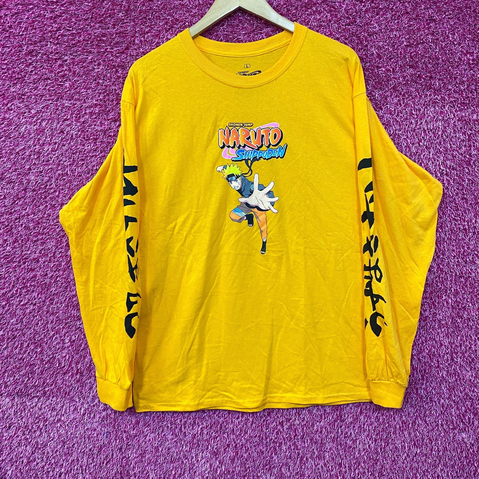 Anime Naruto Shippuden Naruto Uzumaki long Sleeve Anime T-Shirt la Size US L / EU 52-54 / 3 - 1 Thumbnail