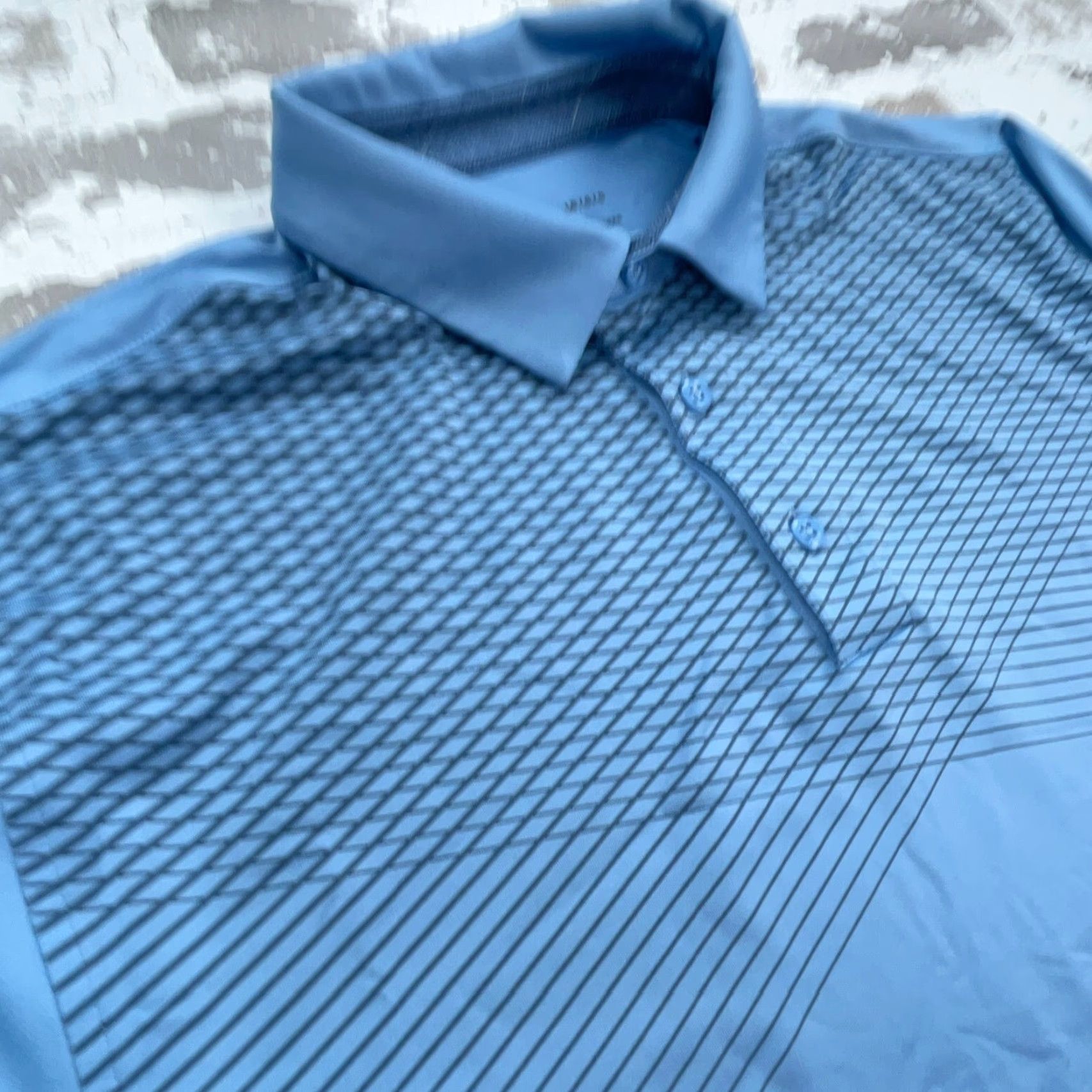 Under Armour Under Armour Polo Shirt Men L Blue Black Loose Golf Tennis Performance HeatGear Size US L / EU 52-54 / 3 - 5 Thumbnail