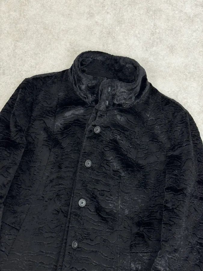 Roberto Cavalli AW2005 Cavalli Black Fur Rebel Biker Buttoned Jacket Size M / US 6-8 / IT 42-44 - 6 Thumbnail