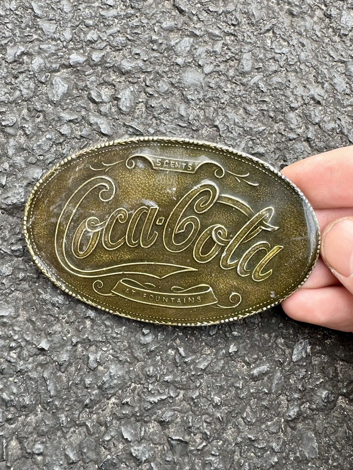 Coca Cola × Tiffany & Co. × Vintage 1970’s Tiffany & Co. New York Coca Cola Vintage Belt Buckle Size ONE SIZE - 10 Thumbnail