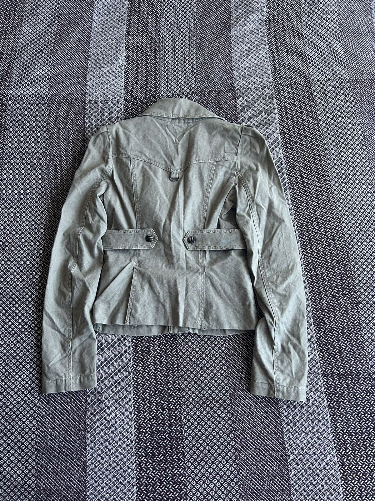 Diesel × Vintage Diesel Vintage Jacket Floral Pattern Y2K Style Size S Rare Size S / US 4 / IT 40 - 11 Thumbnail