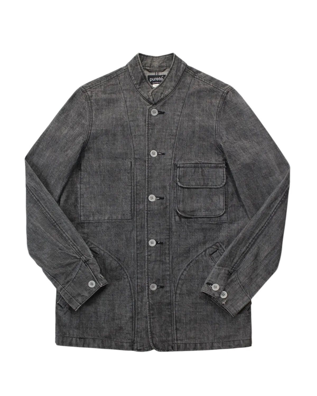 Japanese Brand 1990S PURETÉ BY HOUSTON HEAVY CHORE COAT JACKET Size US L / EU 52-54 / 3 - 1 Thumbnail