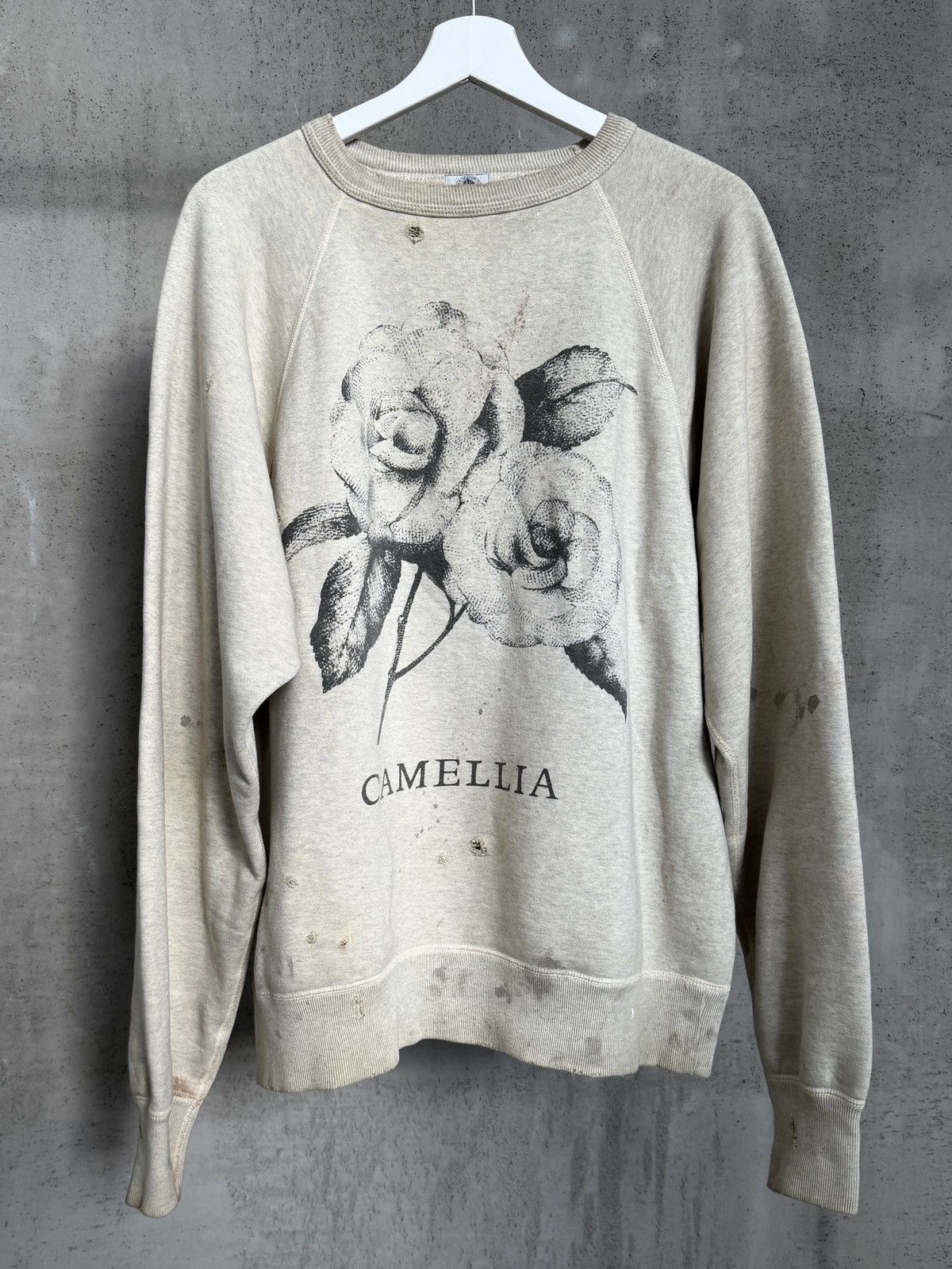 Saint Michael Saint Michael - Camellia Raglan Sleeve Sweatshirt (2021) Size US L / EU 52-54 / 3 - 3 Thumbnail