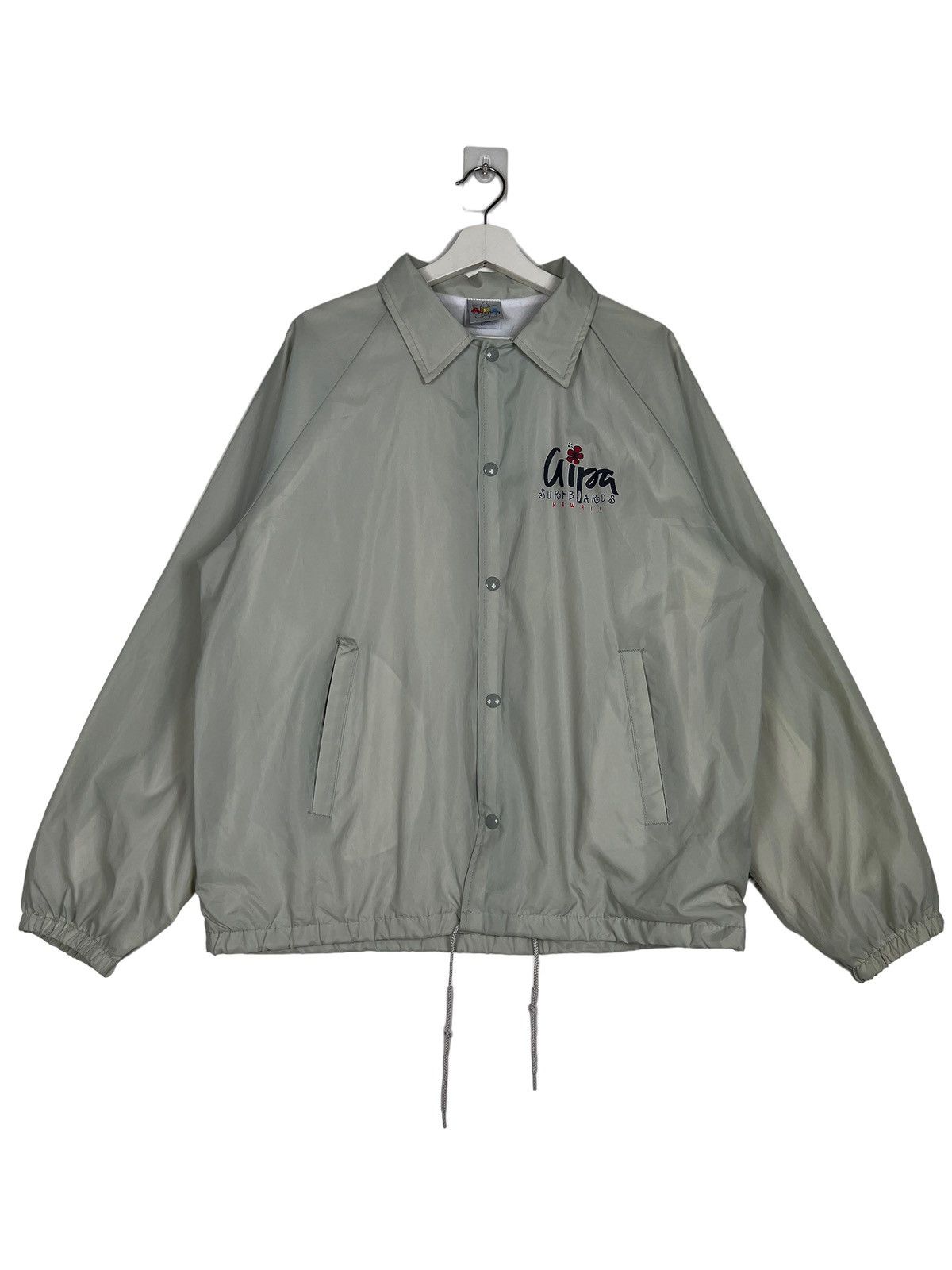 Auburn Sportswear 🔥 VINTAGE AIPA SURFBOARDS HAWAII COACH JACKET MADE IN USA Size US L / EU 52-54 / 3 - 2 Thumbnail