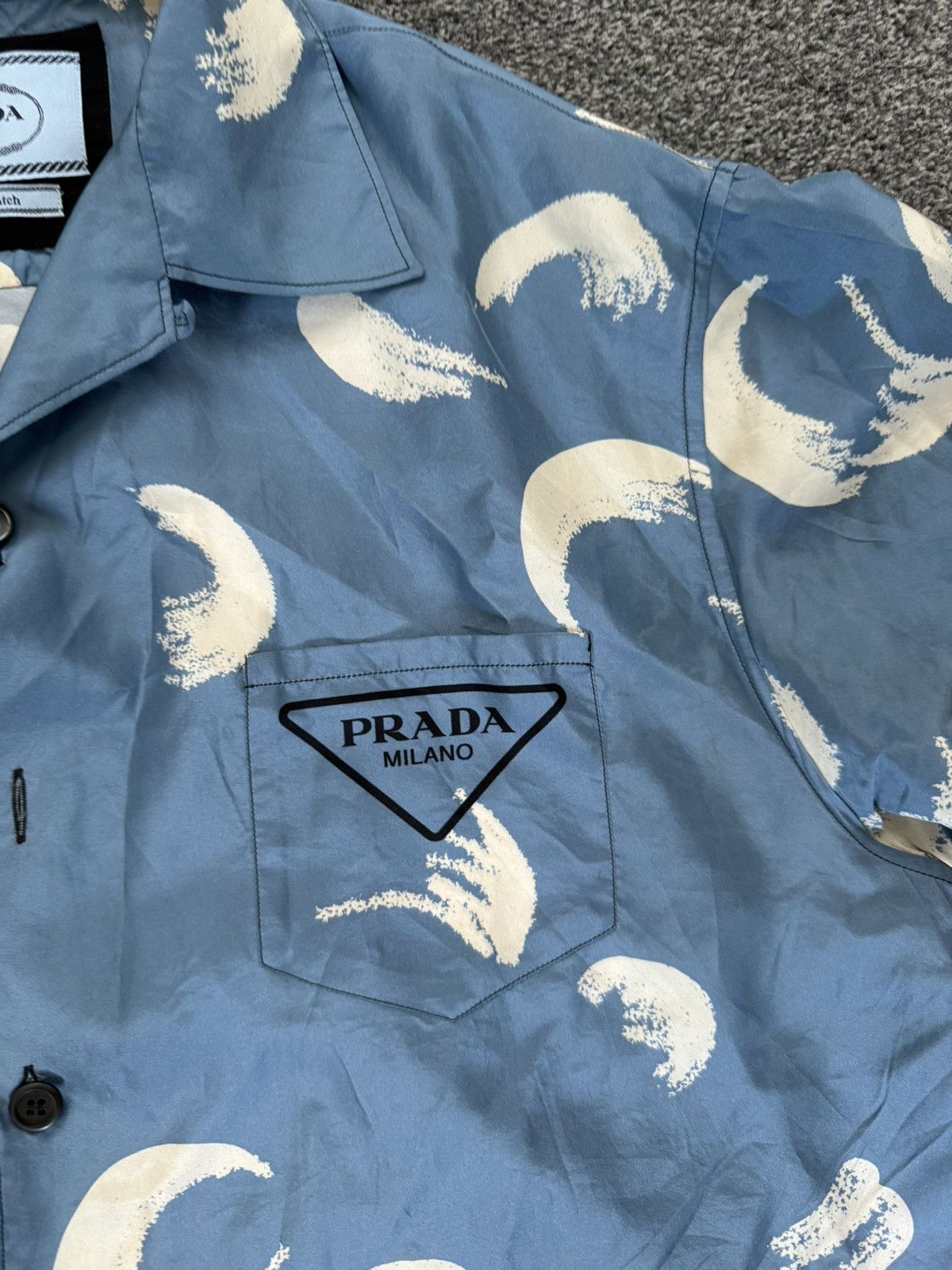 Prada Prada Silk Cuban Shirt Size US M / EU 48-50 / 2 - 4 Thumbnail