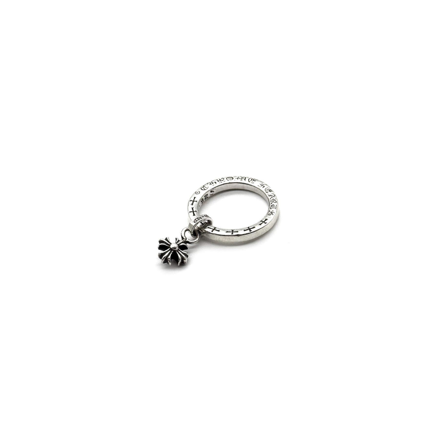 Chrome Hearts Chrome Hearts Silver NTFL Cross Ring Size ONE SIZE - 2 Thumbnail