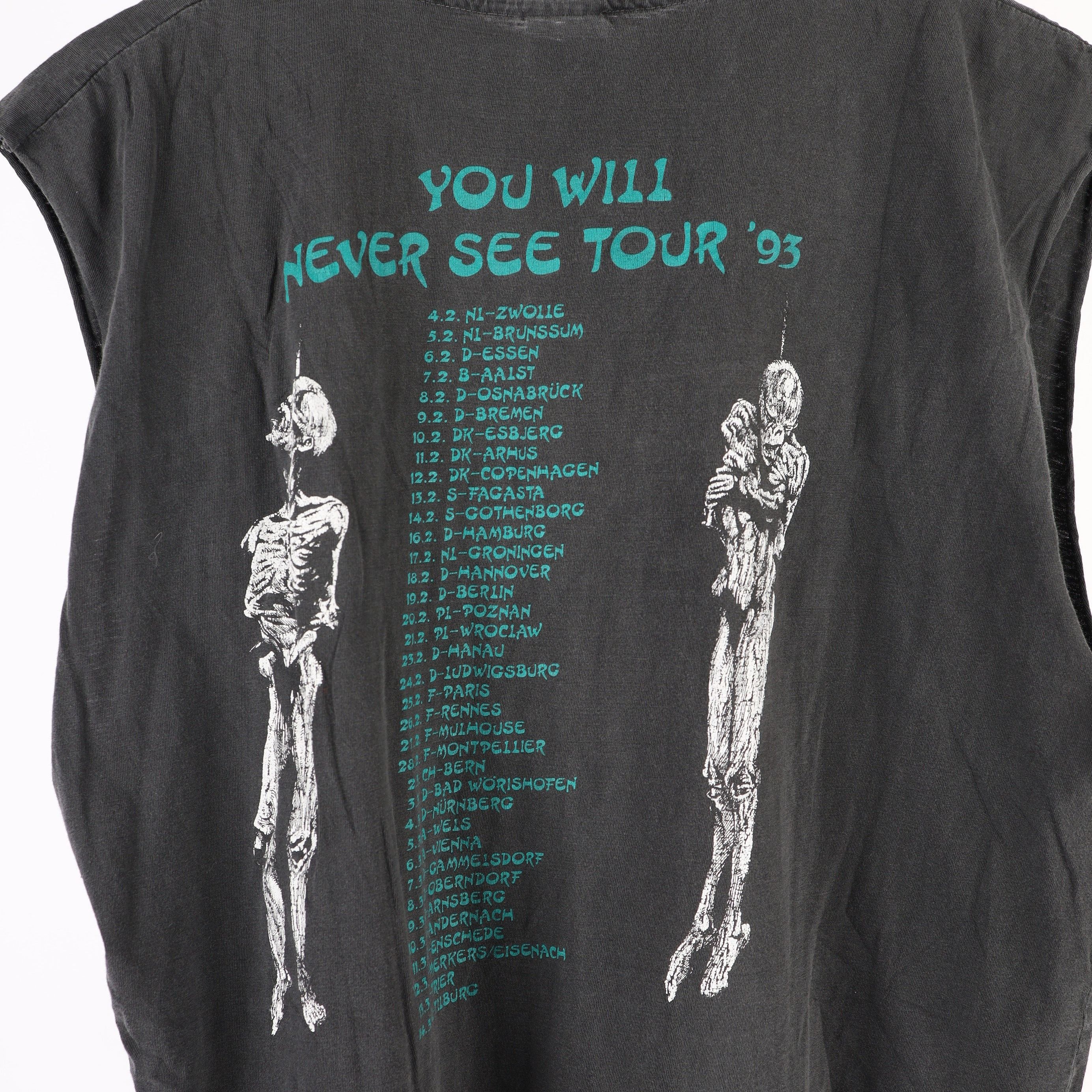 Vintage GRAVE YOU WILL NEVER SEE TOUR 1993 CUT OFF Size US M / EU 48-50 / 2 - 5 Thumbnail
