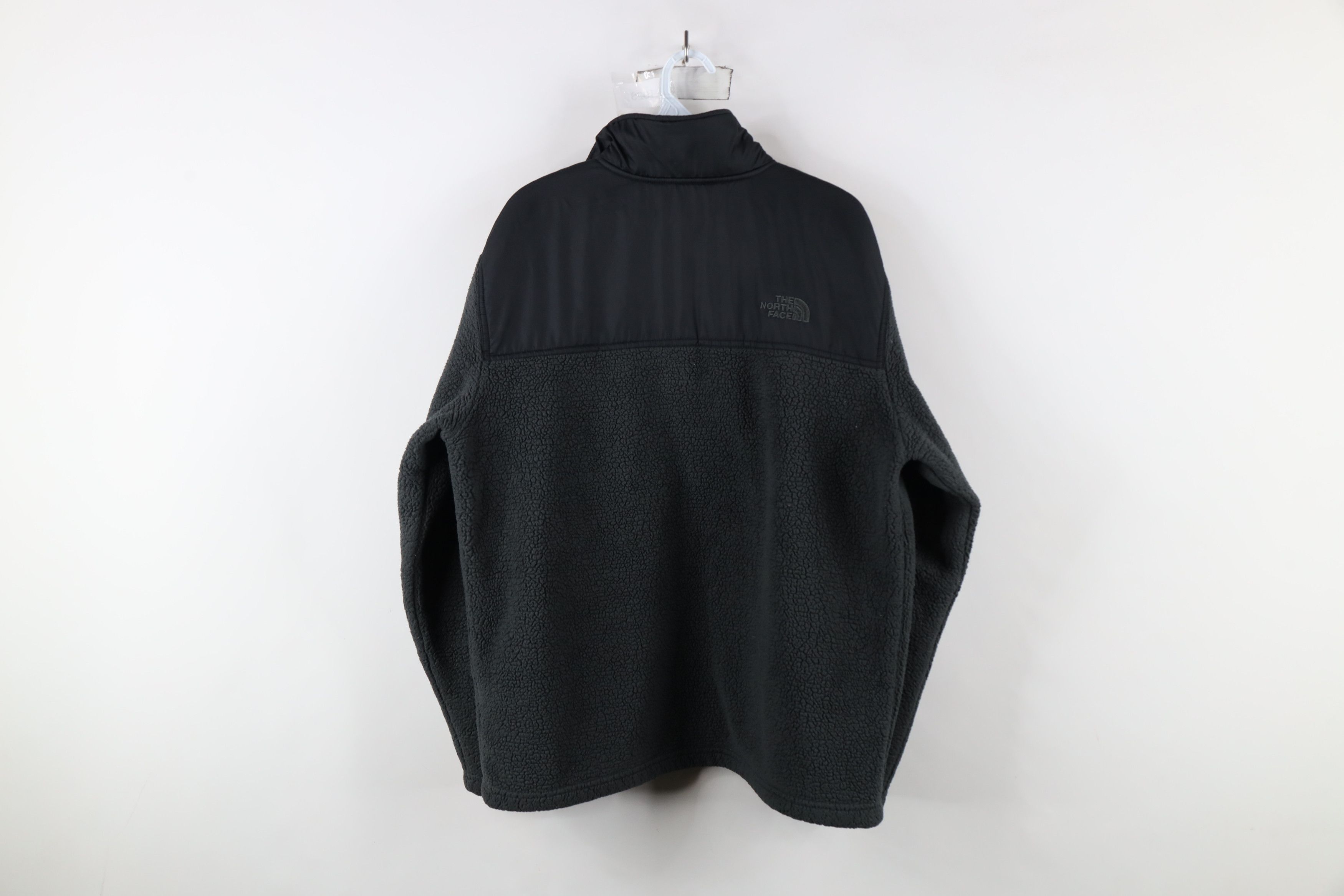 The North Face × Vintage The North Face Spell Out Groveland Sherpa Fleece Sweater Size US L / EU 52-54 / 3 - 10 Thumbnail
