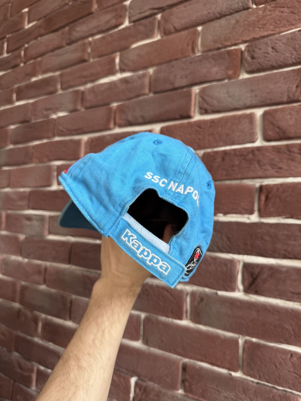 Kappa Rare Y2K Kappa NAPOLI Football Cap Hat Hype Soccer Size ONE SIZE - 4 Thumbnail