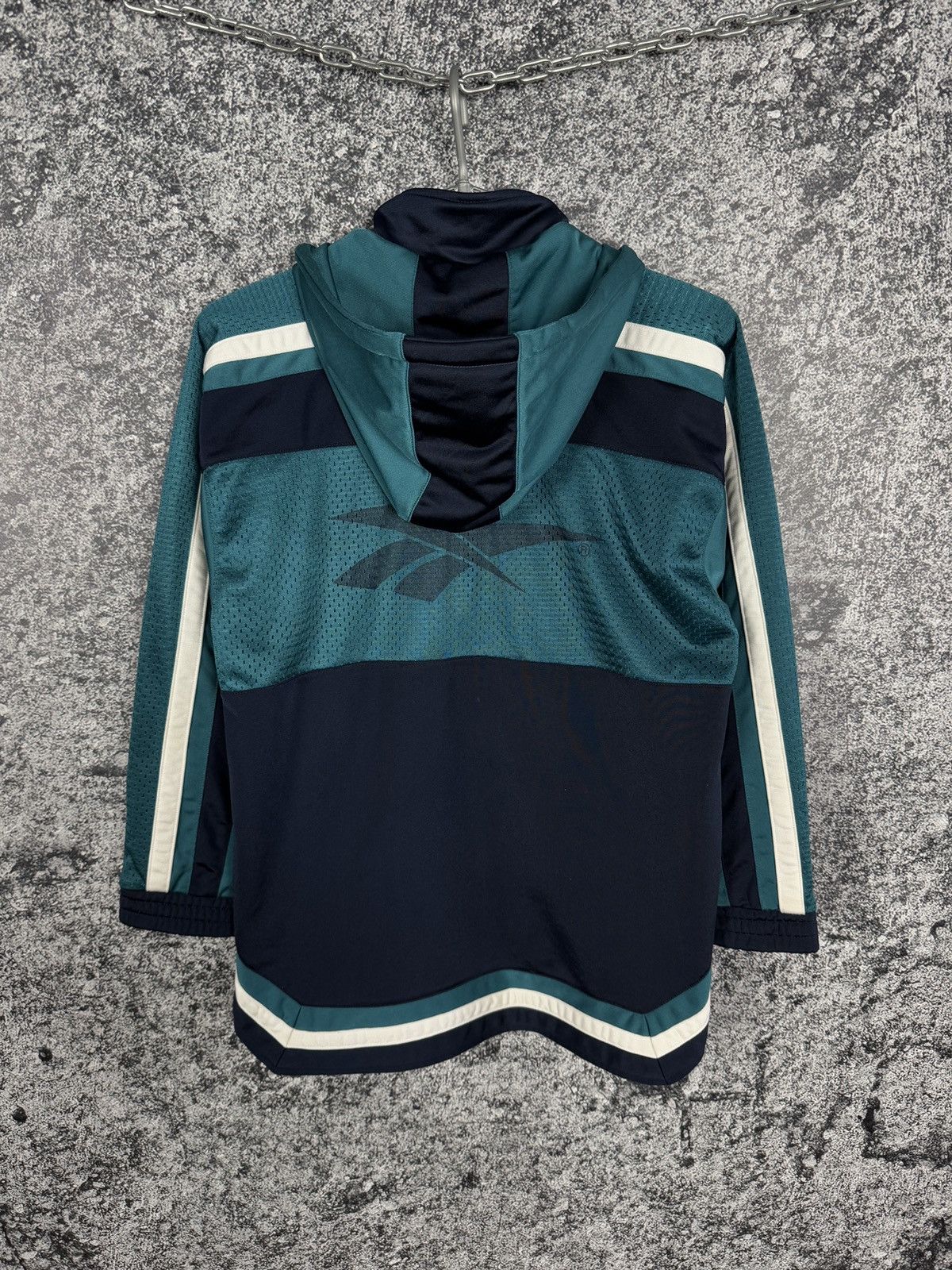 Reebok Men’s Vintage 90s Reebok Full Zip Hoodie Big Logo Size XS Size US XS / EU 42 / 0 - 9 Thumbnail