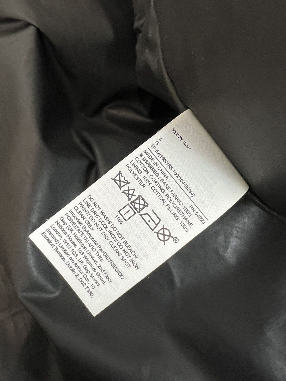 Gap × Yeezy Yeezy Gap Round Puffer jacket Black Size US L / EU 52-54 / 3 - 3 Thumbnail